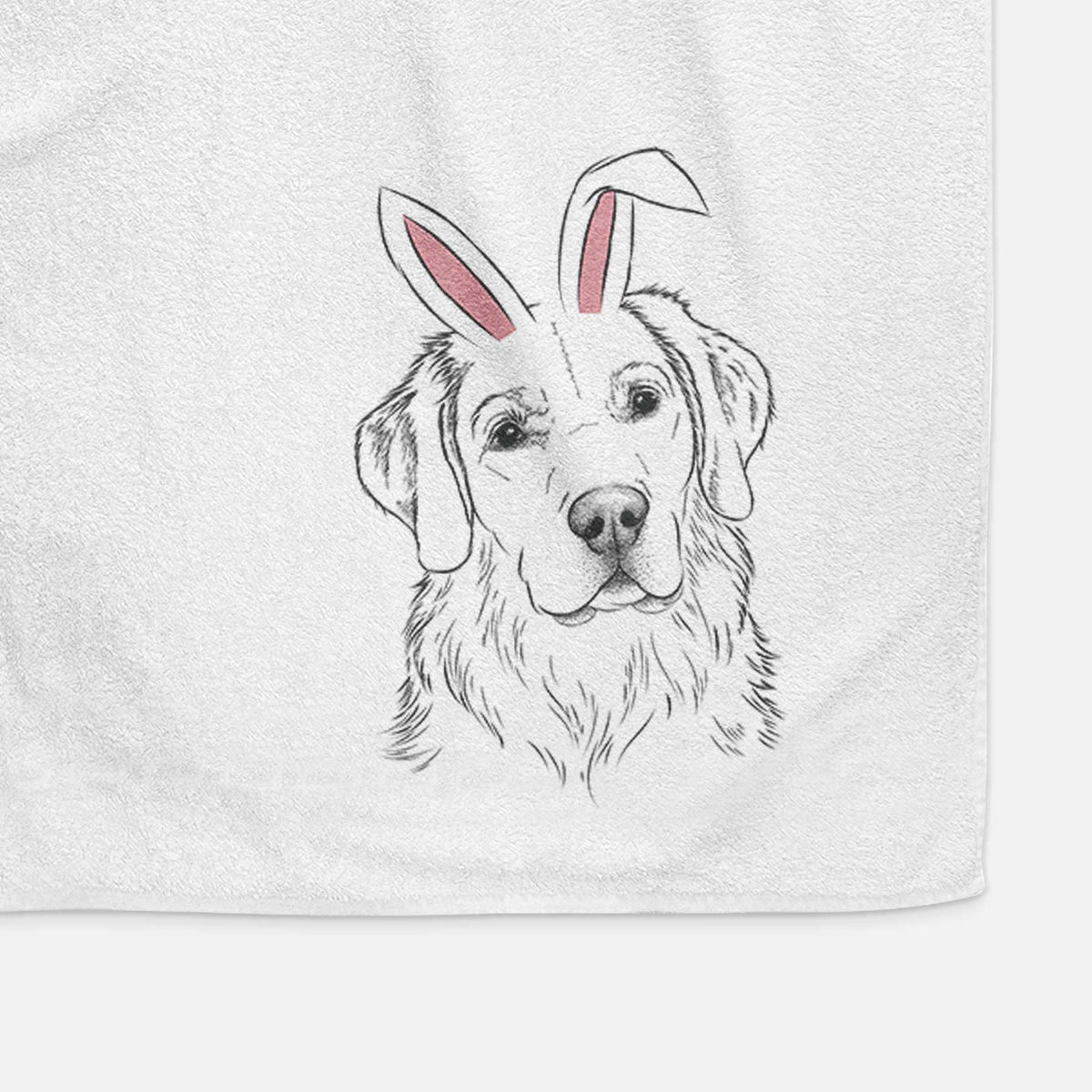 Kula the Golden Retriever Decorative Hand Towel