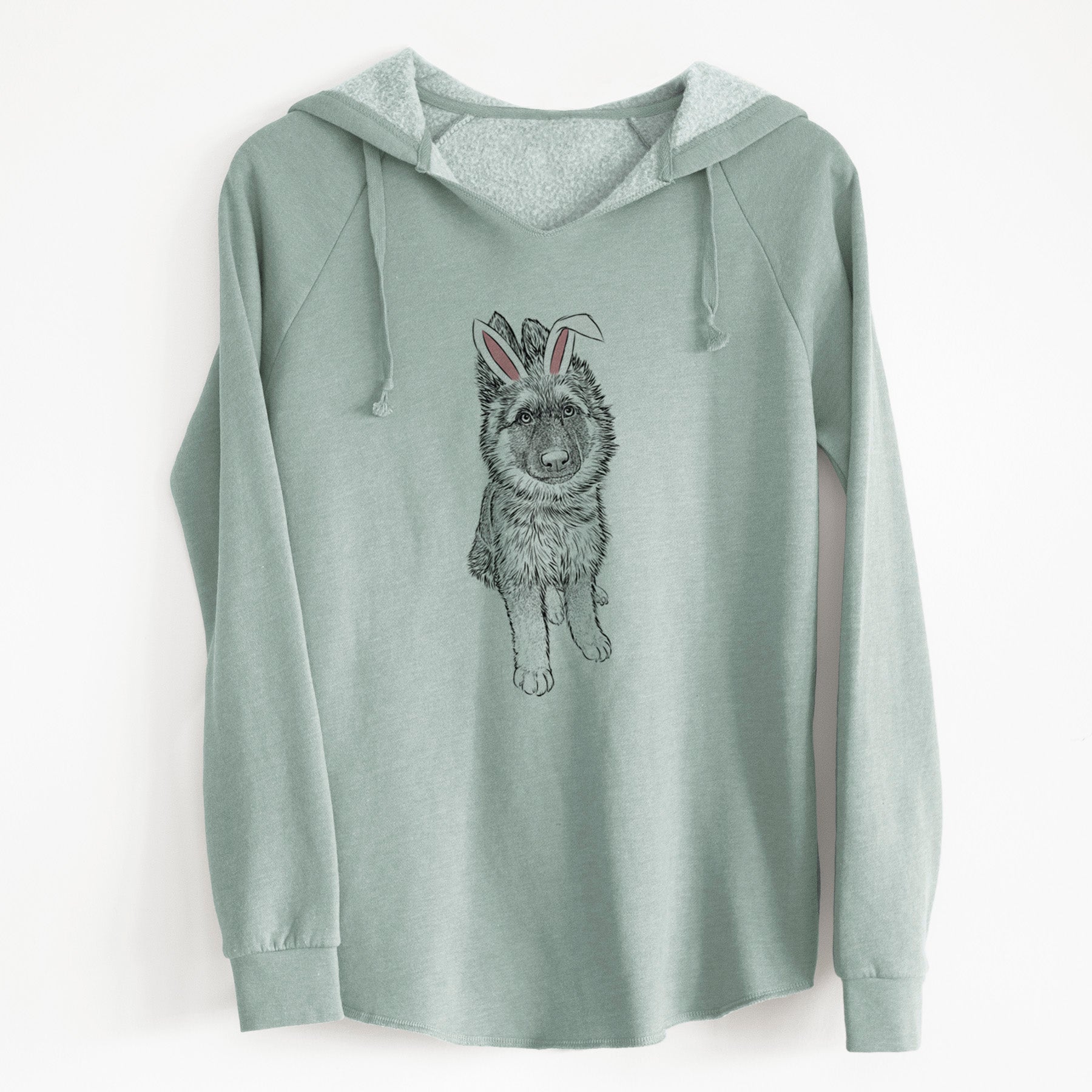Easter Kuyo the German Shepherd - Cali Wave Hooded Sweatshirt