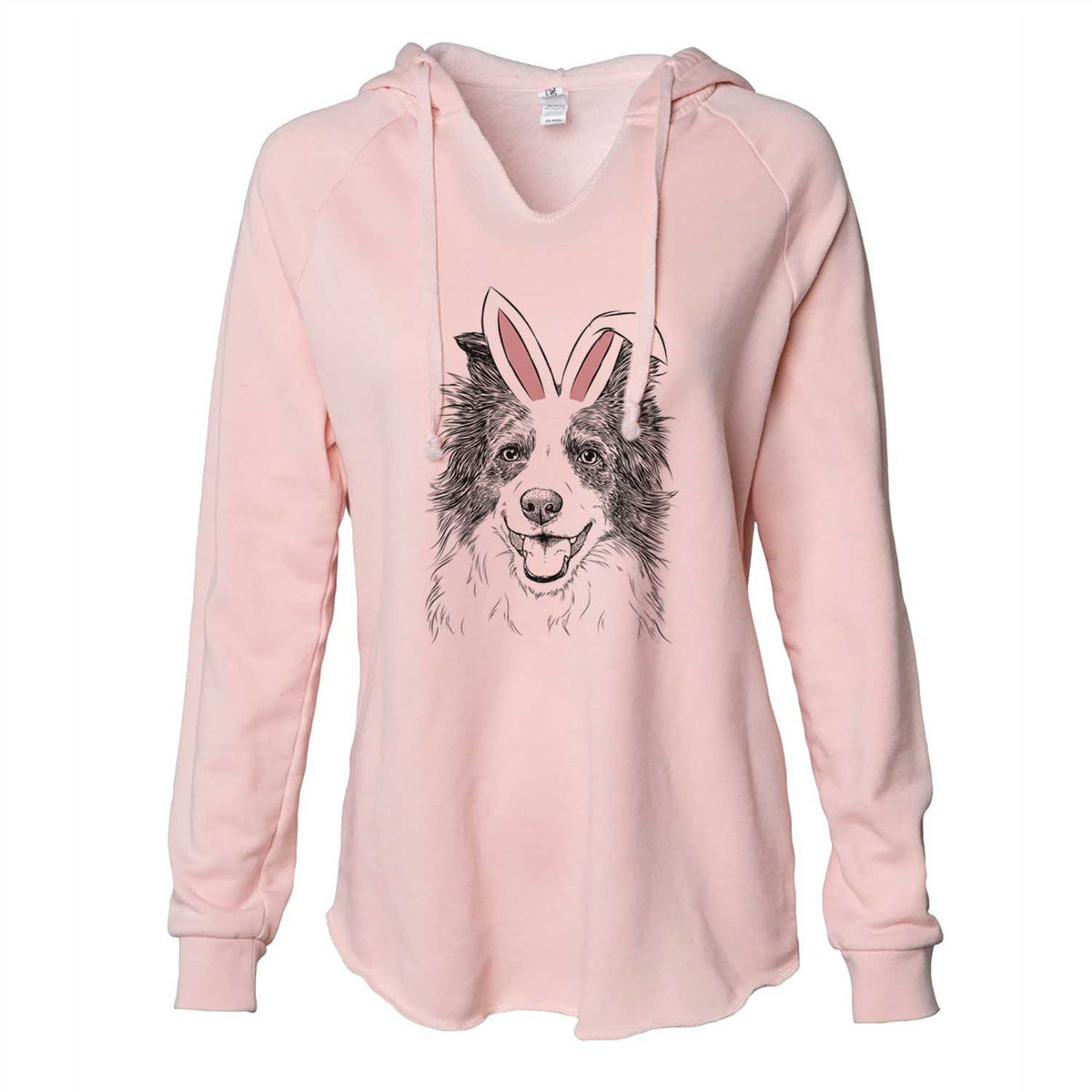 Easter Kylee the Border Collie - Cali Wave Hooded Sweatshirt