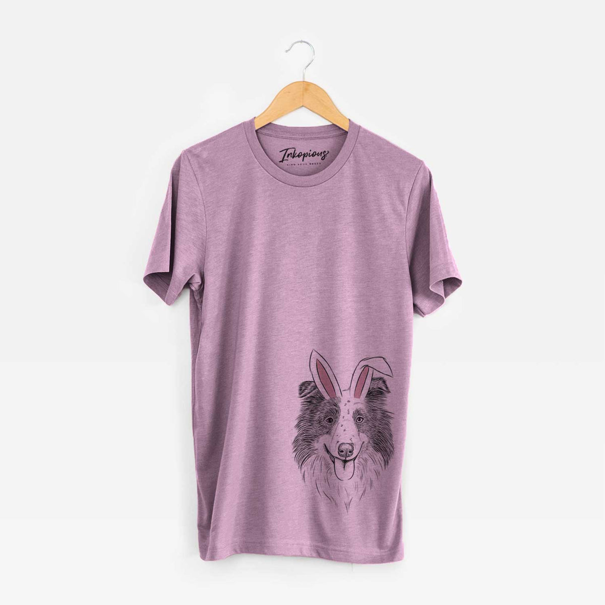 Easter Lady Bug the Border Collie - Unisex Crewneck