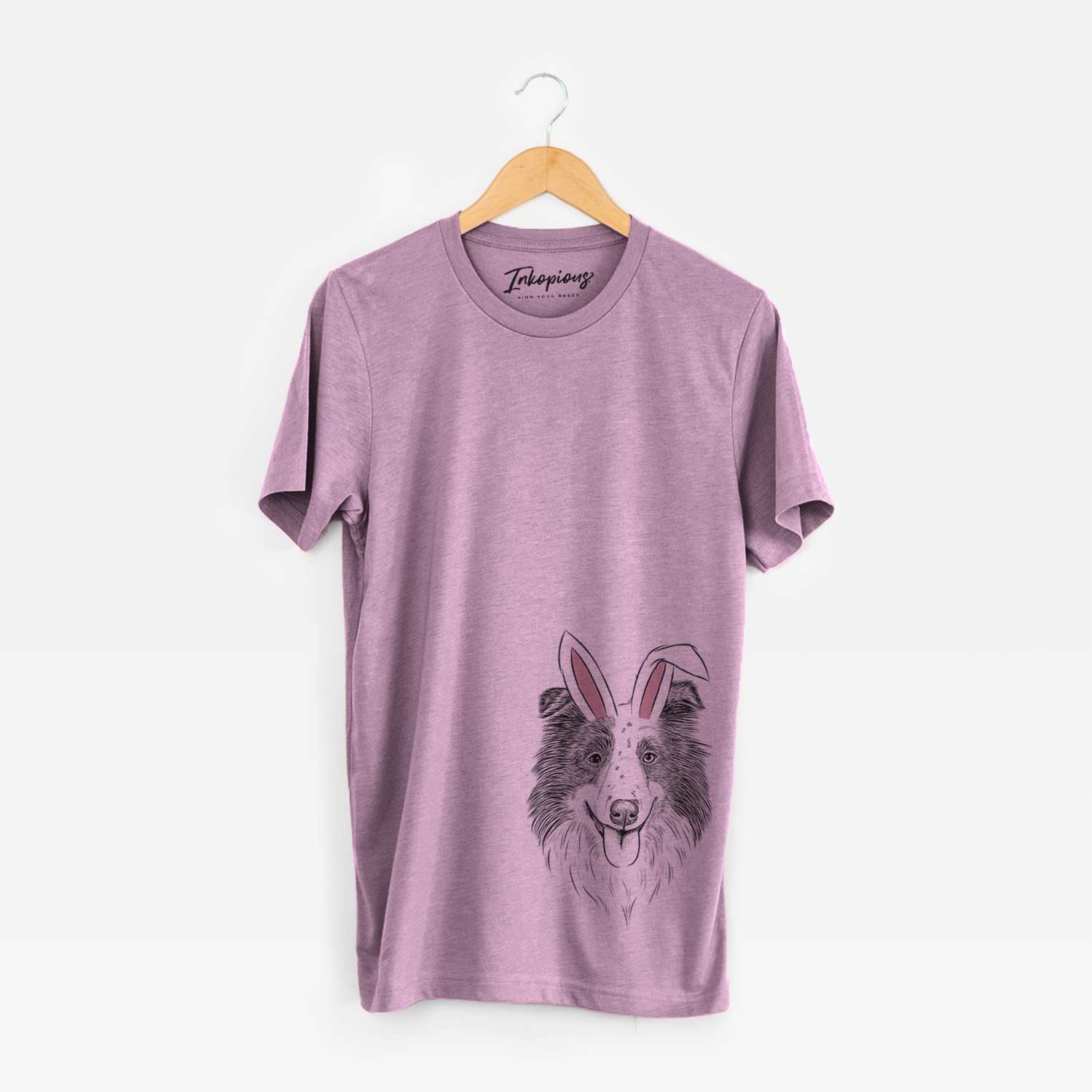 Easter Lady Bug the Border Collie - Unisex Crewneck