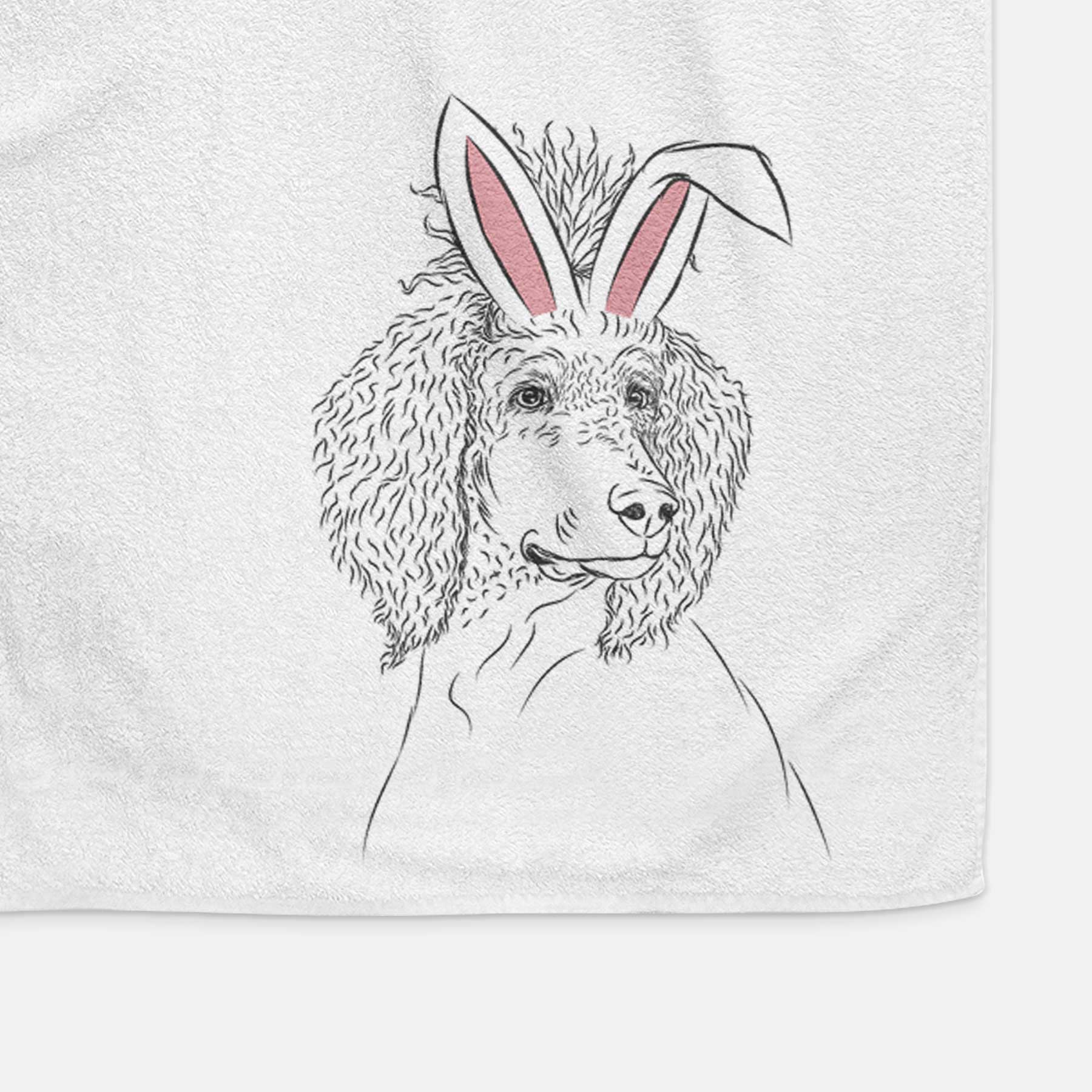 Leo the Poodle Decorative Hand Towel