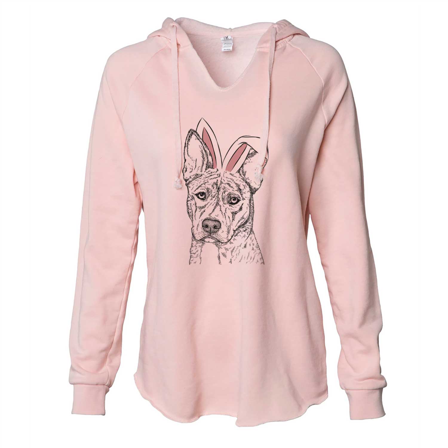 Easter Leo the Ibizan Hound Bull Mastiff Mix - Cali Wave Hooded Sweatshirt