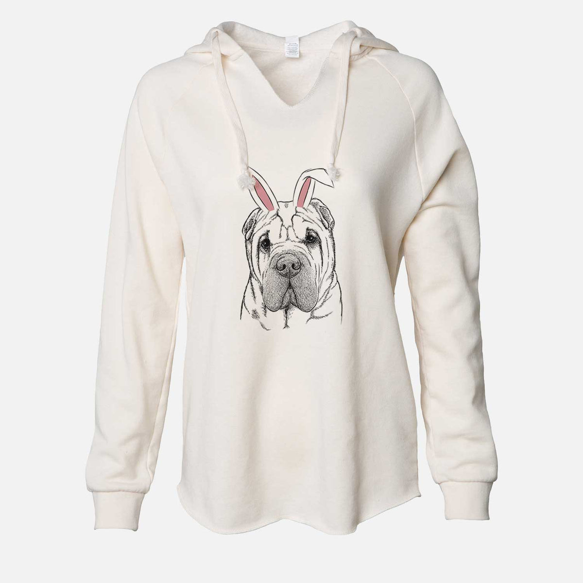 Easter Lilly the Shar Pei - Cali Wave Hooded Sweatshirt