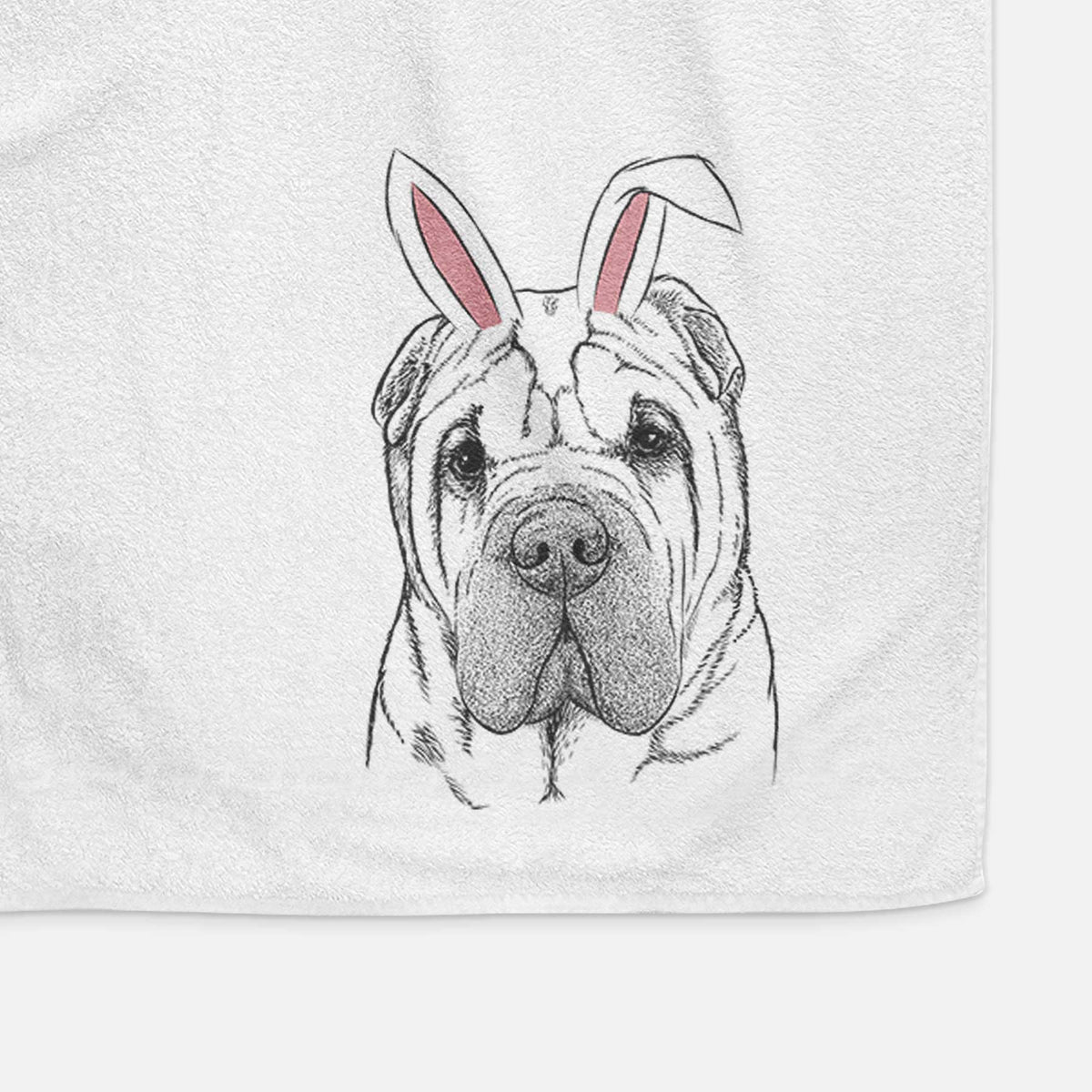 Lilly the Shar Pei Decorative Hand Towel