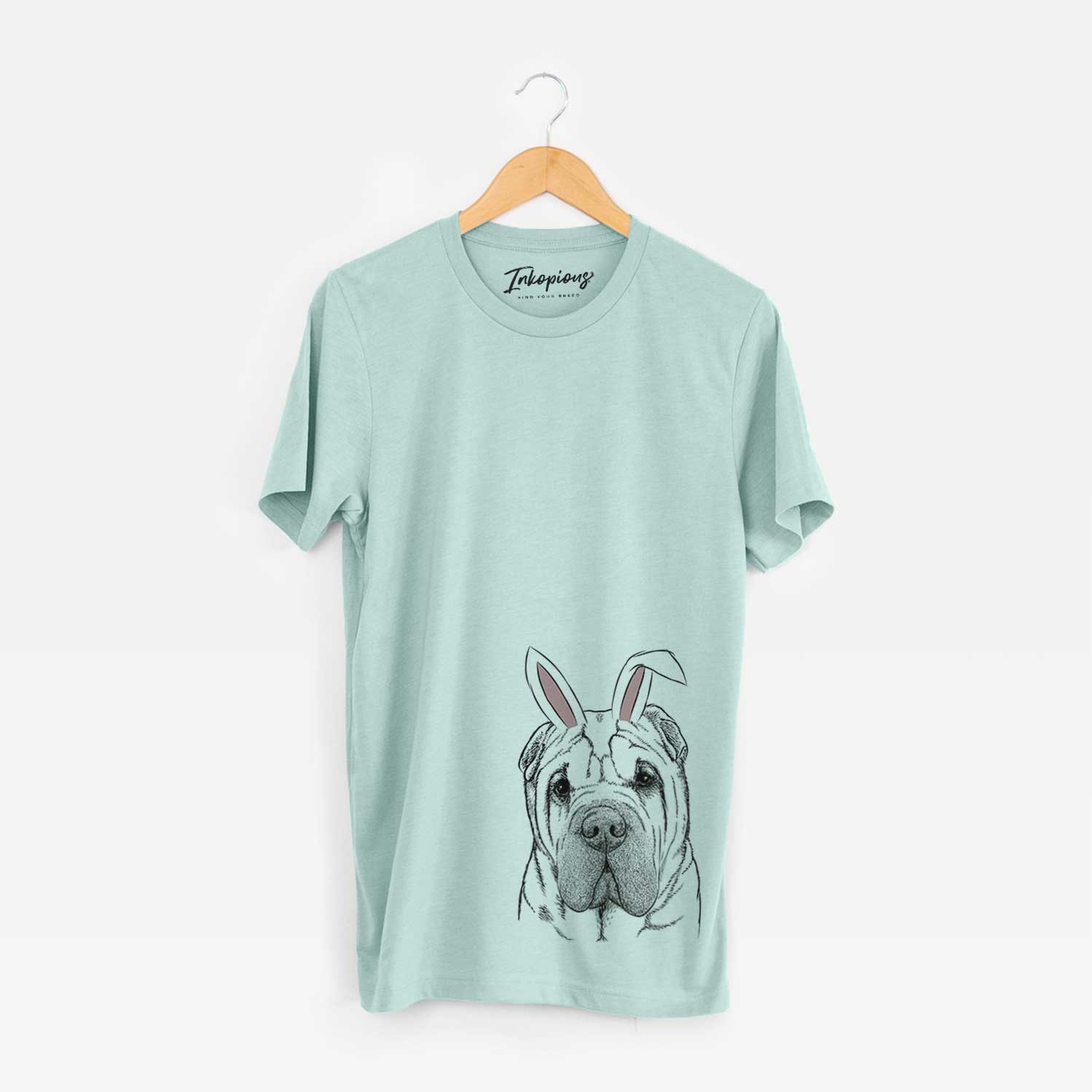 Easter Lilly the Shar Pei - Unisex Crewneck