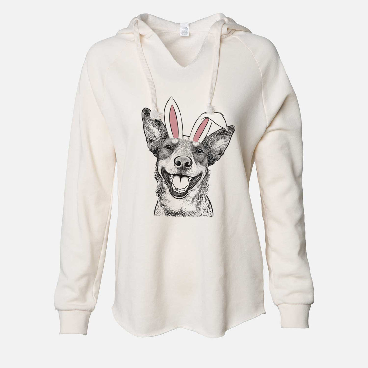 Easter Lily the Australian Cattle Dog - Cali Wave Hooded Sweatshirt