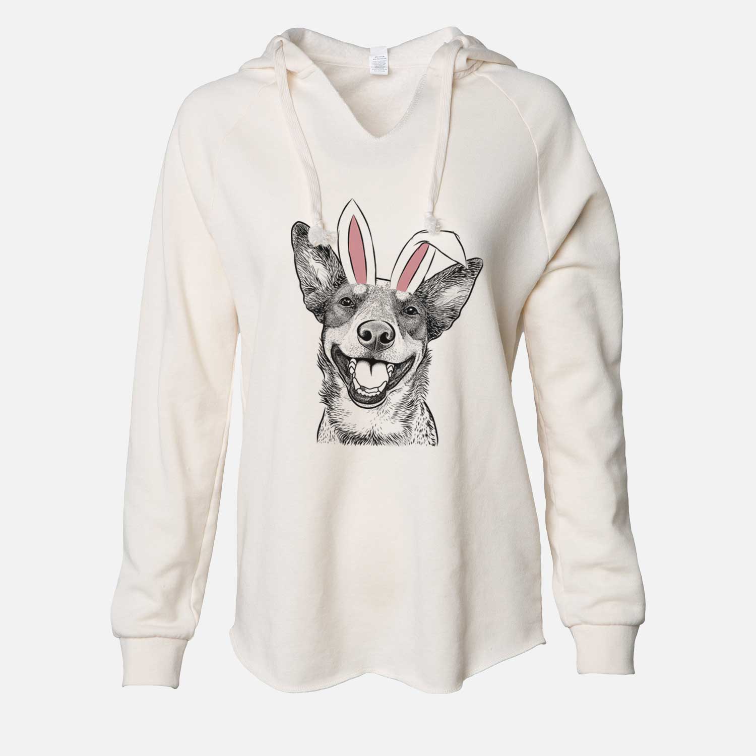 Easter Lily the Australian Cattle Dog - Cali Wave Hooded Sweatshirt