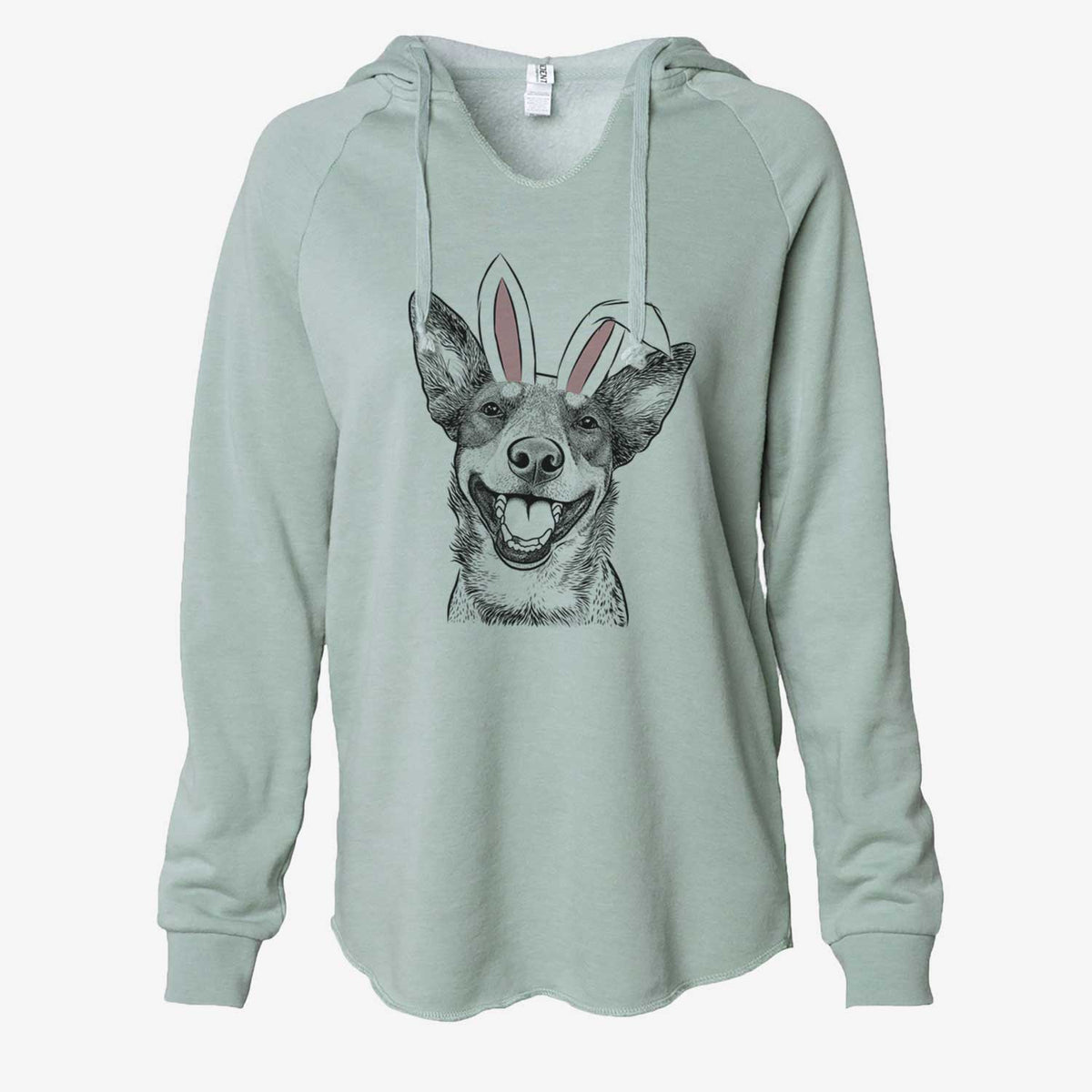 Easter Lily the Australian Cattle Dog - Cali Wave Hooded Sweatshirt