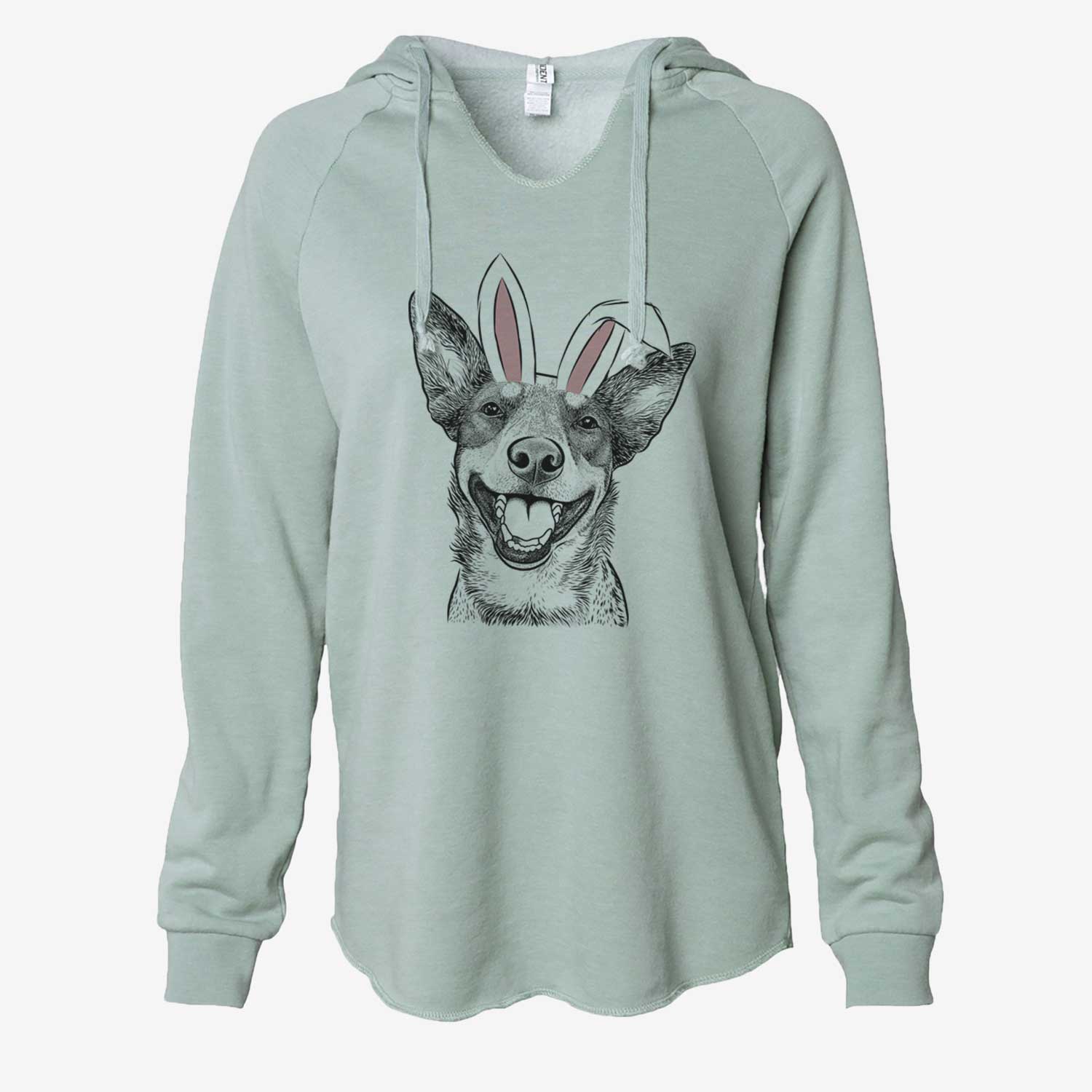 Easter Lily the Australian Cattle Dog - Cali Wave Hooded Sweatshirt