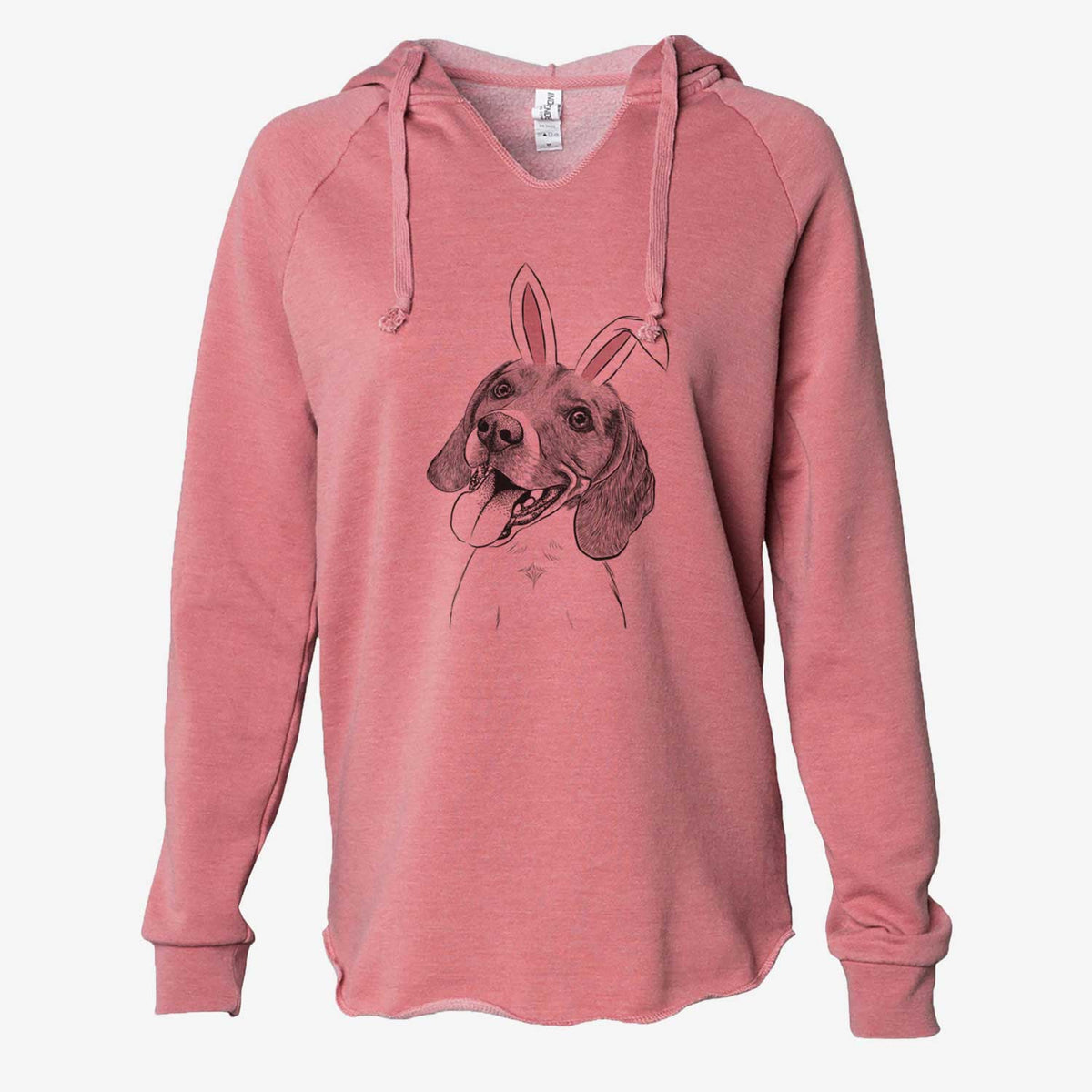 Easter Little Bandit the Beagle - Cali Wave Hooded Sweatshirt
