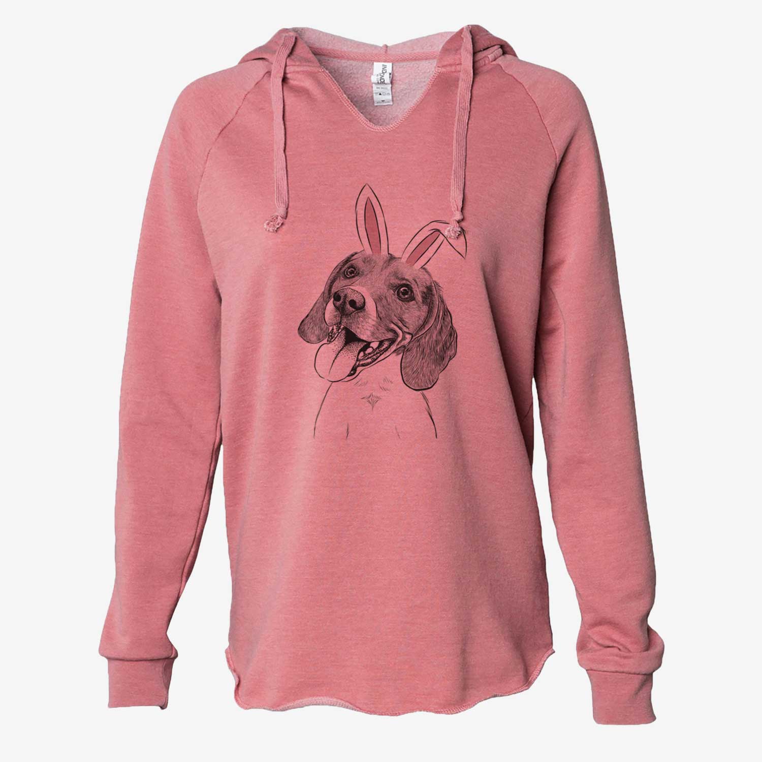 Easter Little Bandit the Beagle - Cali Wave Hooded Sweatshirt