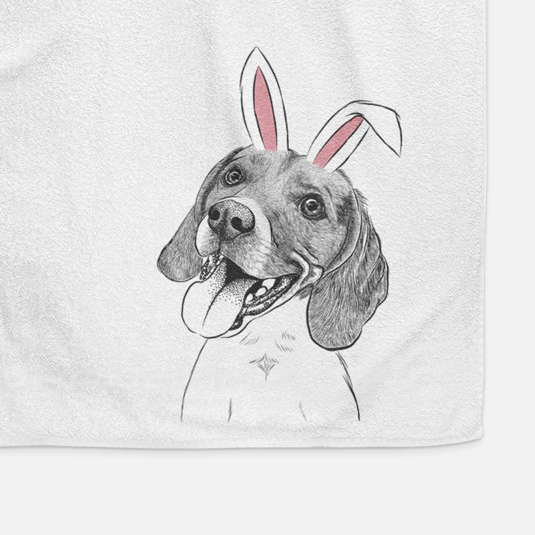 Little Bandit the Beagle Decorative Hand Towel