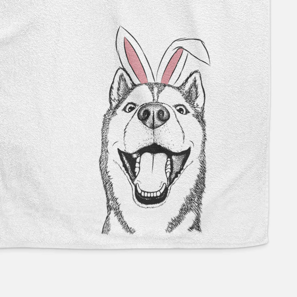 Little Country the Siberian Husky Decorative Hand Towel