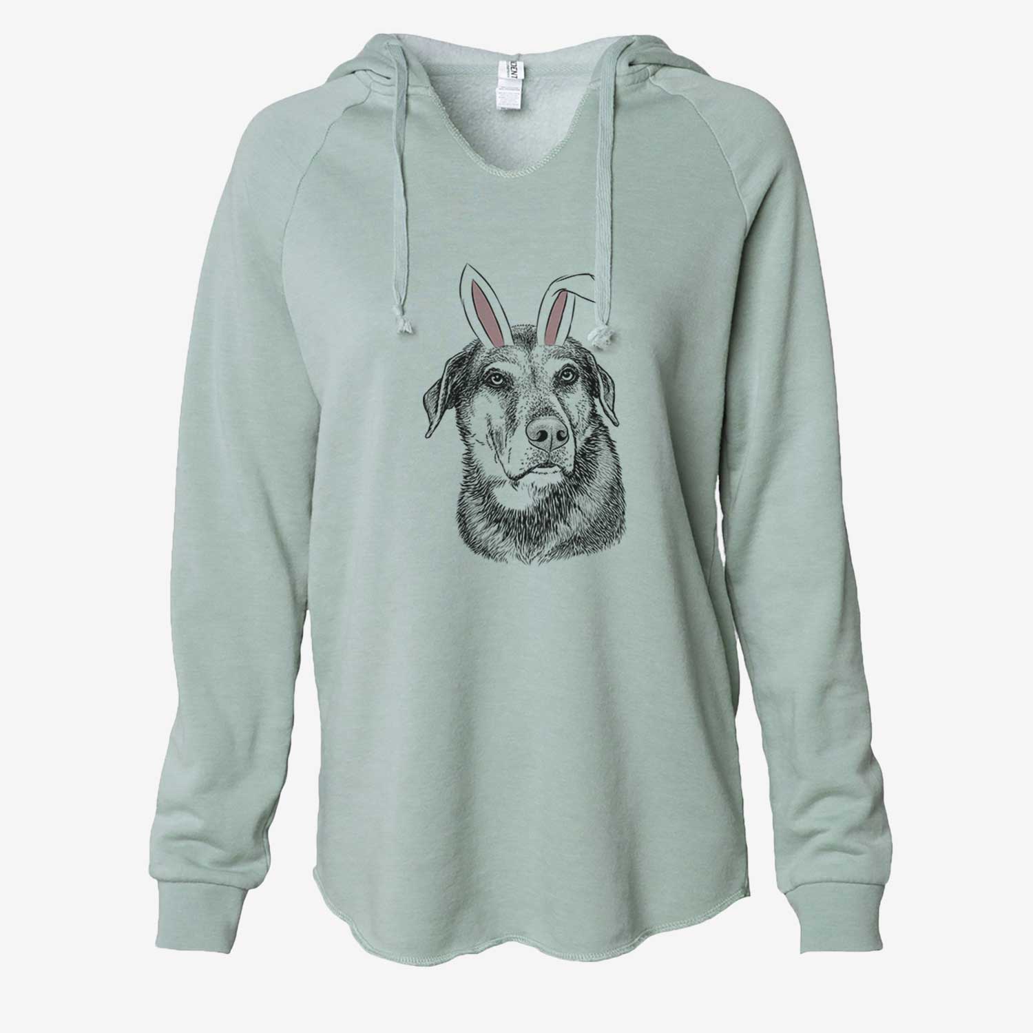 Easter Lobo the Shepherd Mix - Cali Wave Hooded Sweatshirt