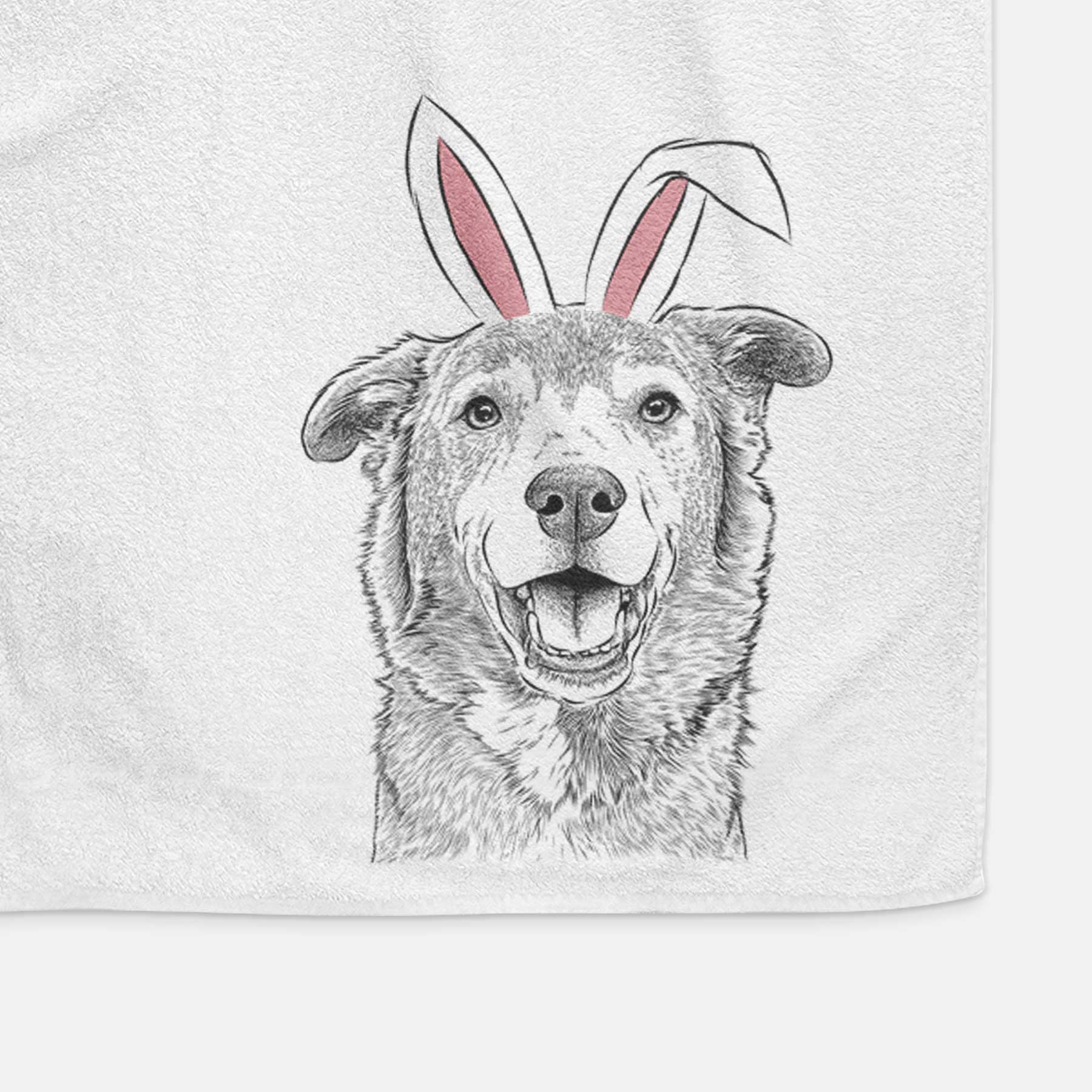 Logan the Rescue Mutt Decorative Hand Towel