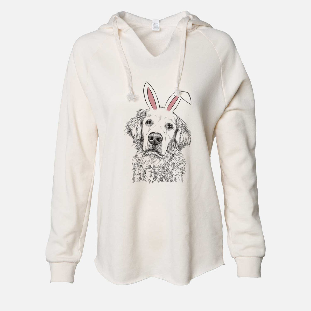 Easter Loganator the Golden Retriever - Cali Wave Hooded Sweatshirt