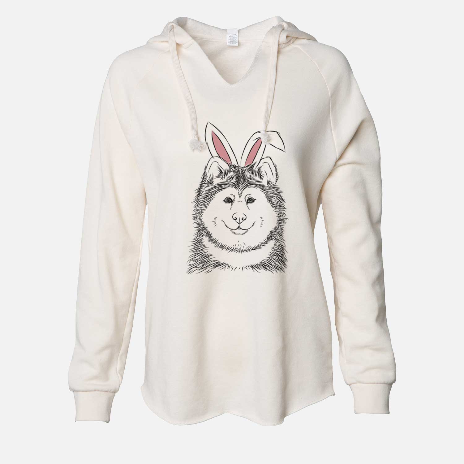 Easter Loki the Malamute - Cali Wave Hooded Sweatshirt