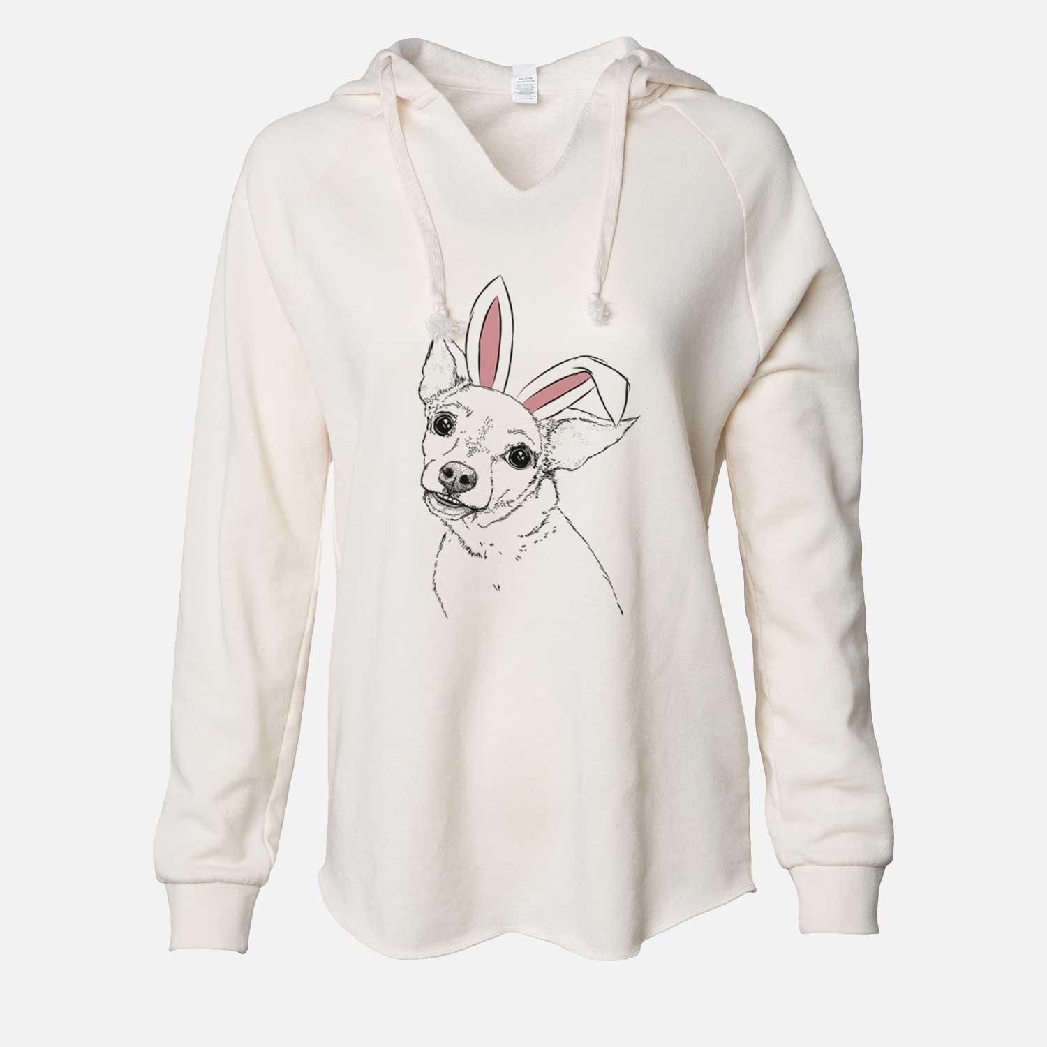 Easter Lola the Chiweenie - Cali Wave Hooded Sweatshirt