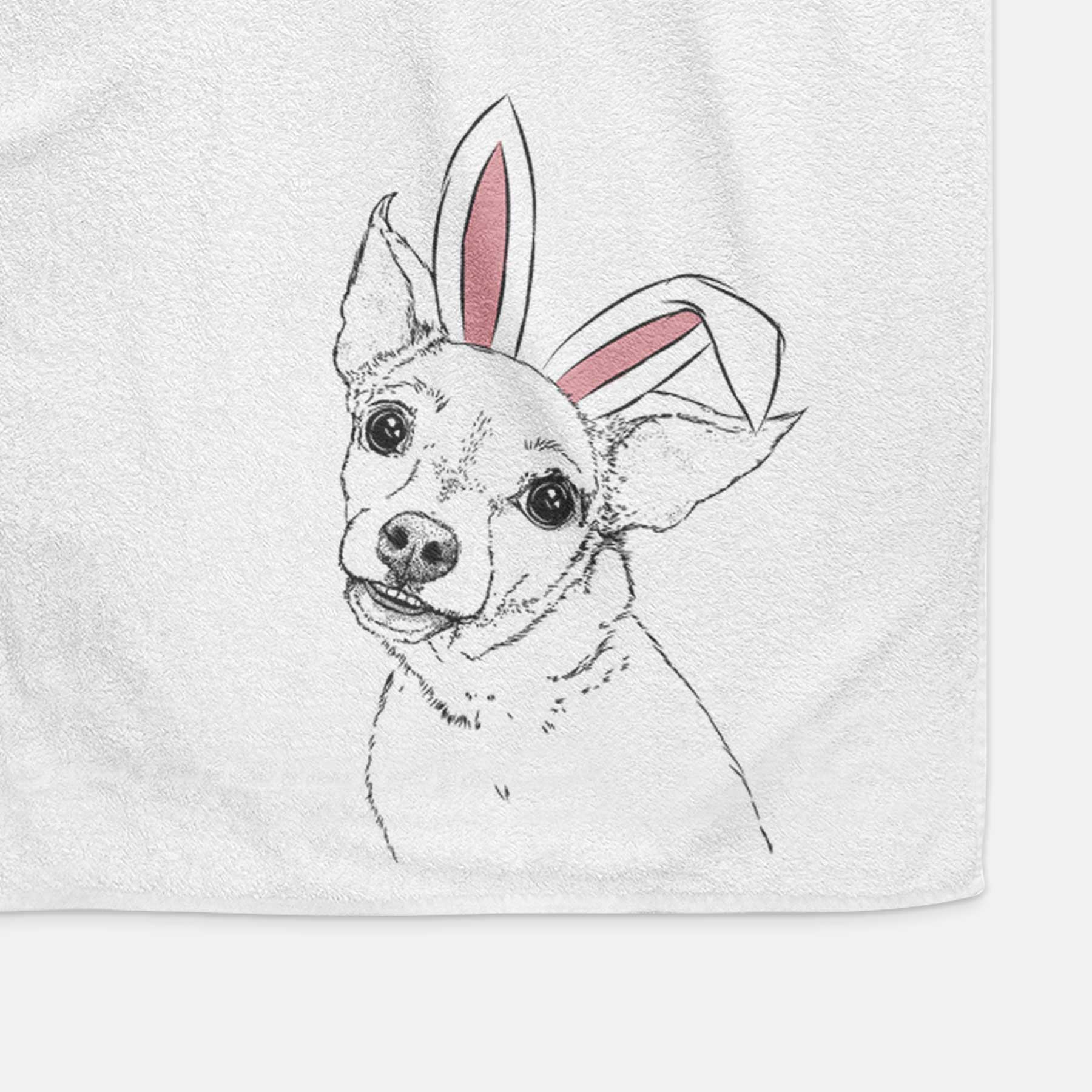 Lola the Chiweenie Decorative Hand Towel