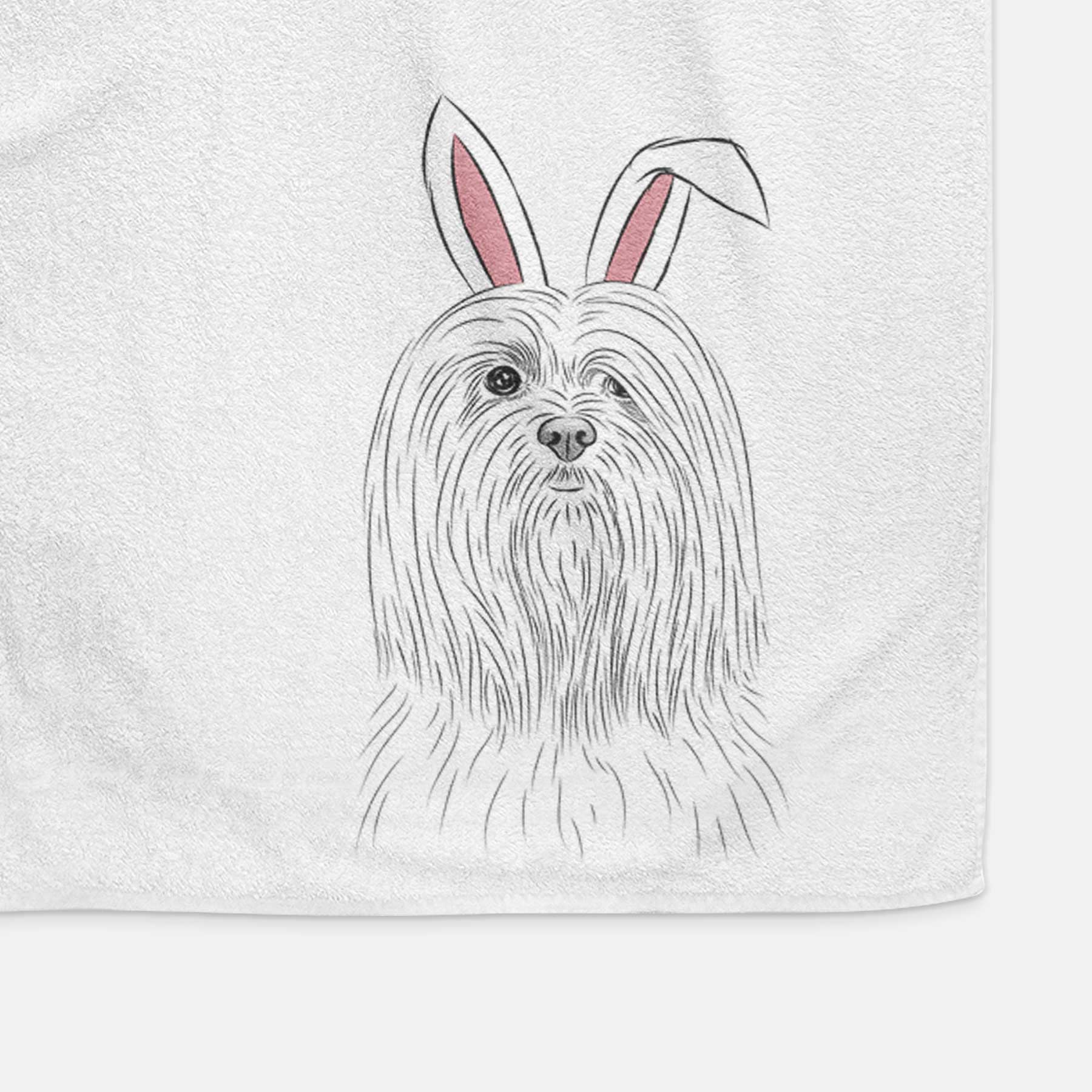 Lorenzo the Lhasa Apso Decorative Hand Towel