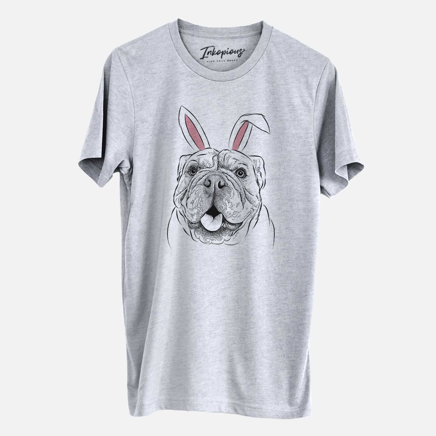 Easter Louie the English Bulldog - Unisex Crewneck