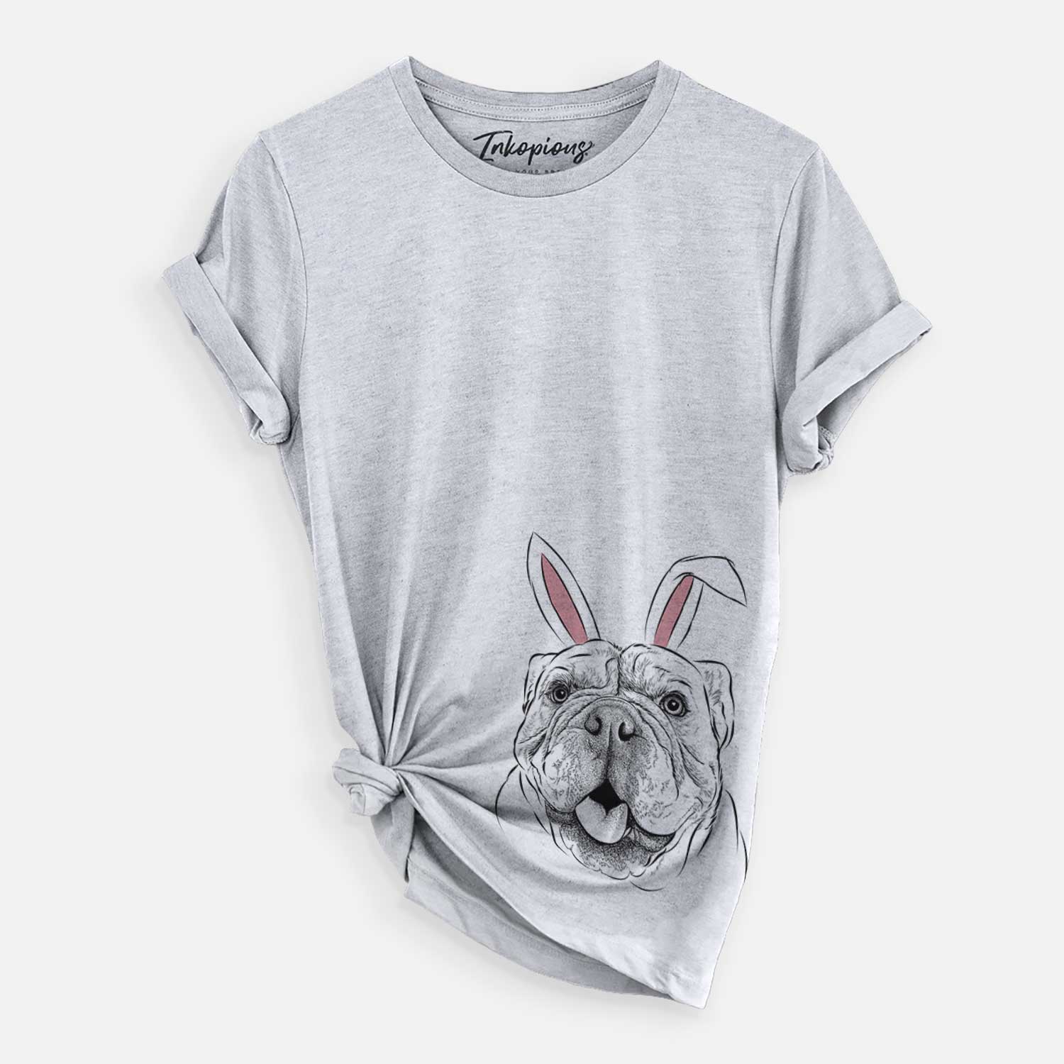 Easter Louie the English Bulldog - Unisex Crewneck