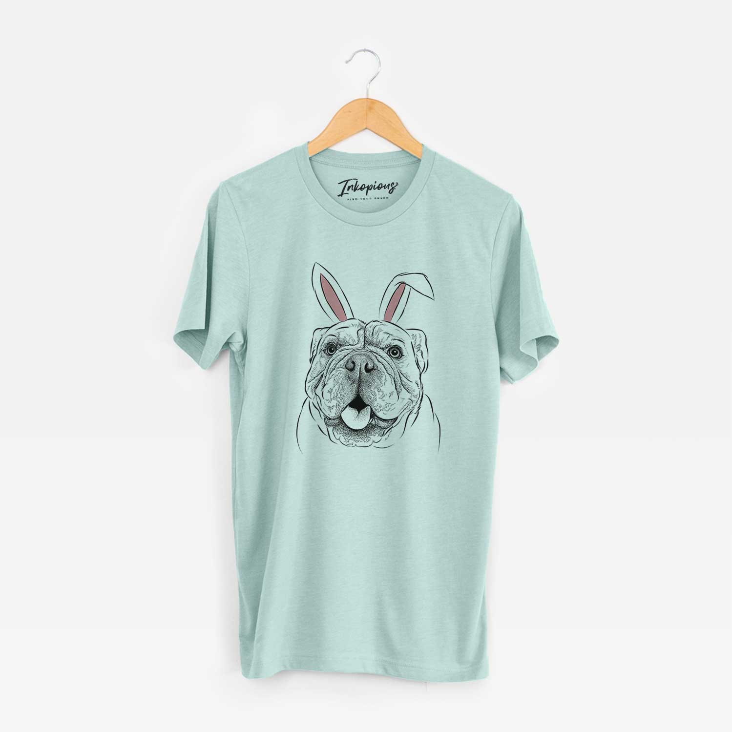 Easter Louie the English Bulldog - Unisex Crewneck