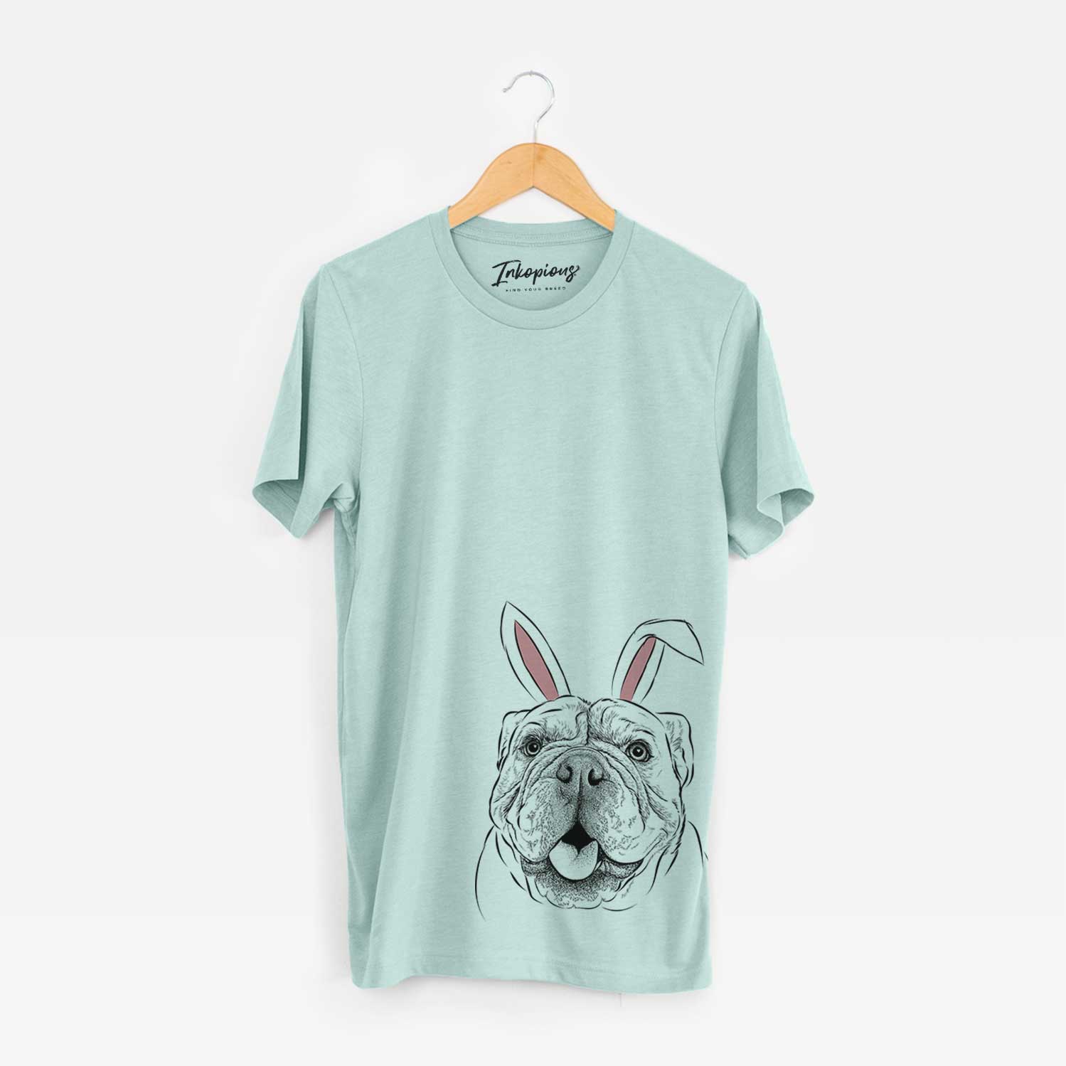 Easter Louie the English Bulldog - Unisex Crewneck