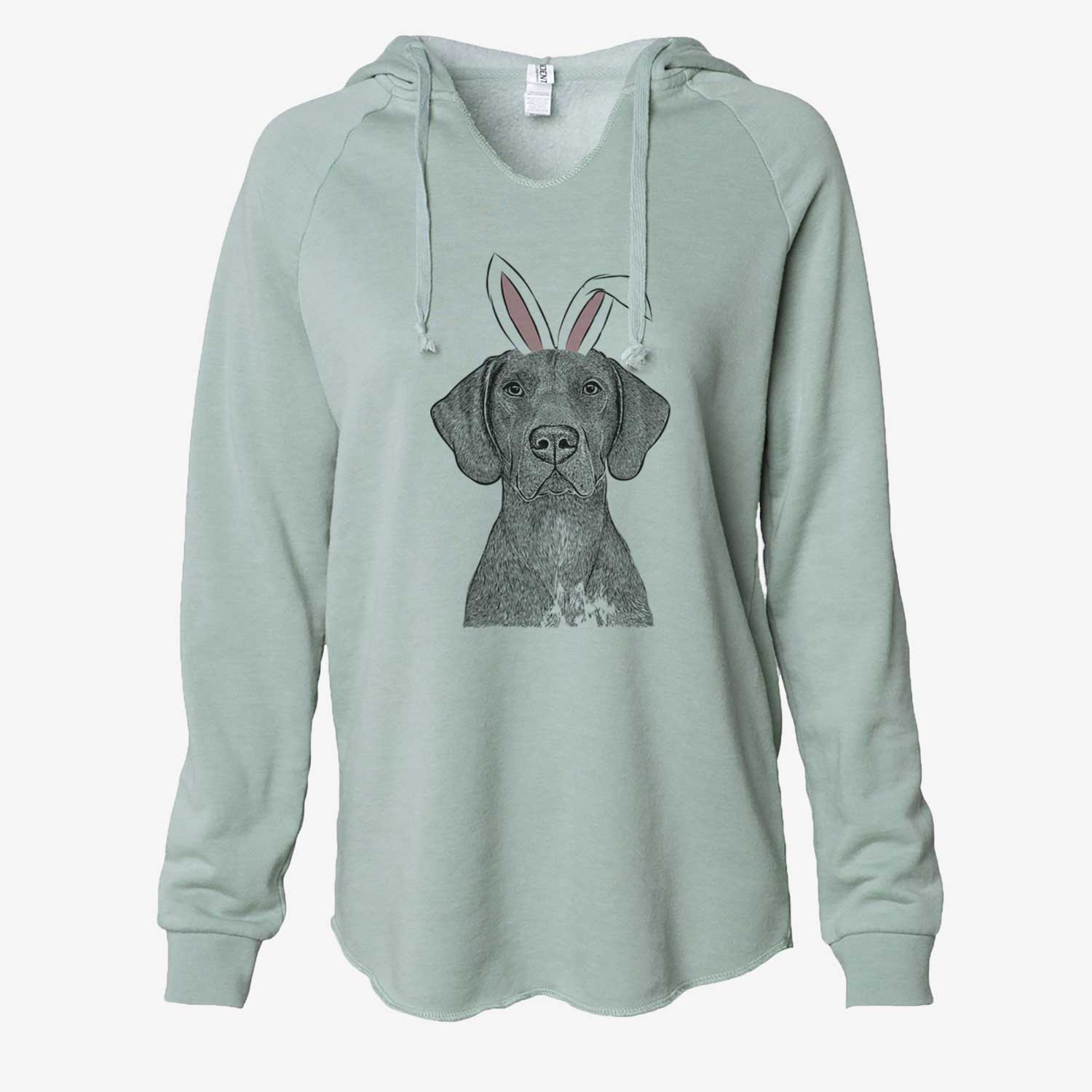 Easter Lucifer the German Shorthaired Pointer - Cali Wave Hooded Sweatshirt