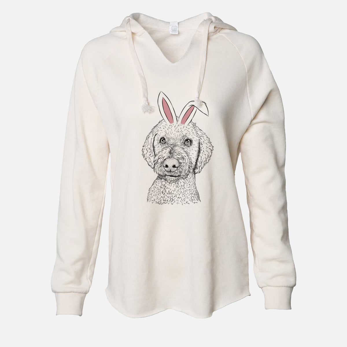 Easter Lucy Boo the Goldendoodle - Cali Wave Hooded Sweatshirt