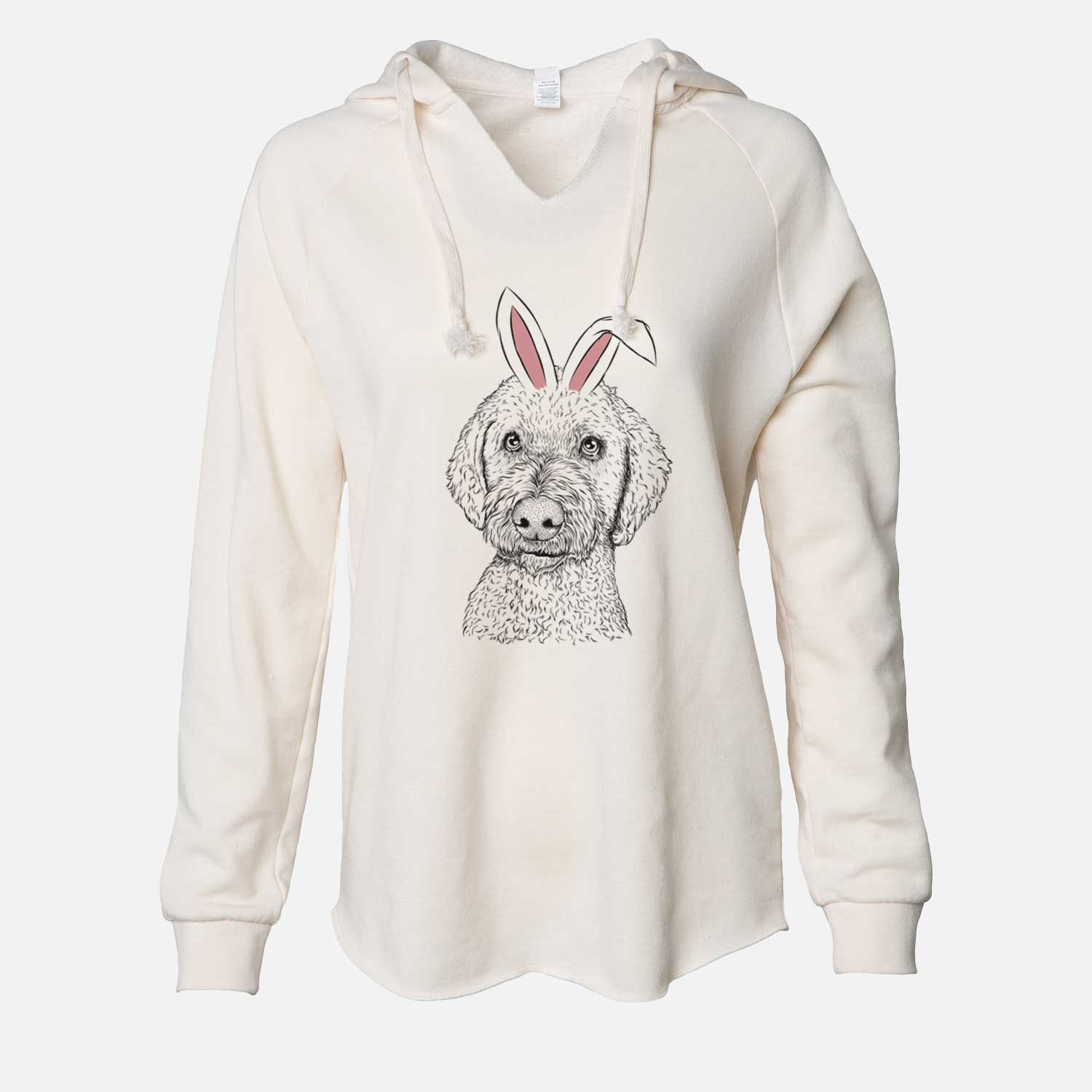 Easter Lucy Boo the Goldendoodle - Cali Wave Hooded Sweatshirt