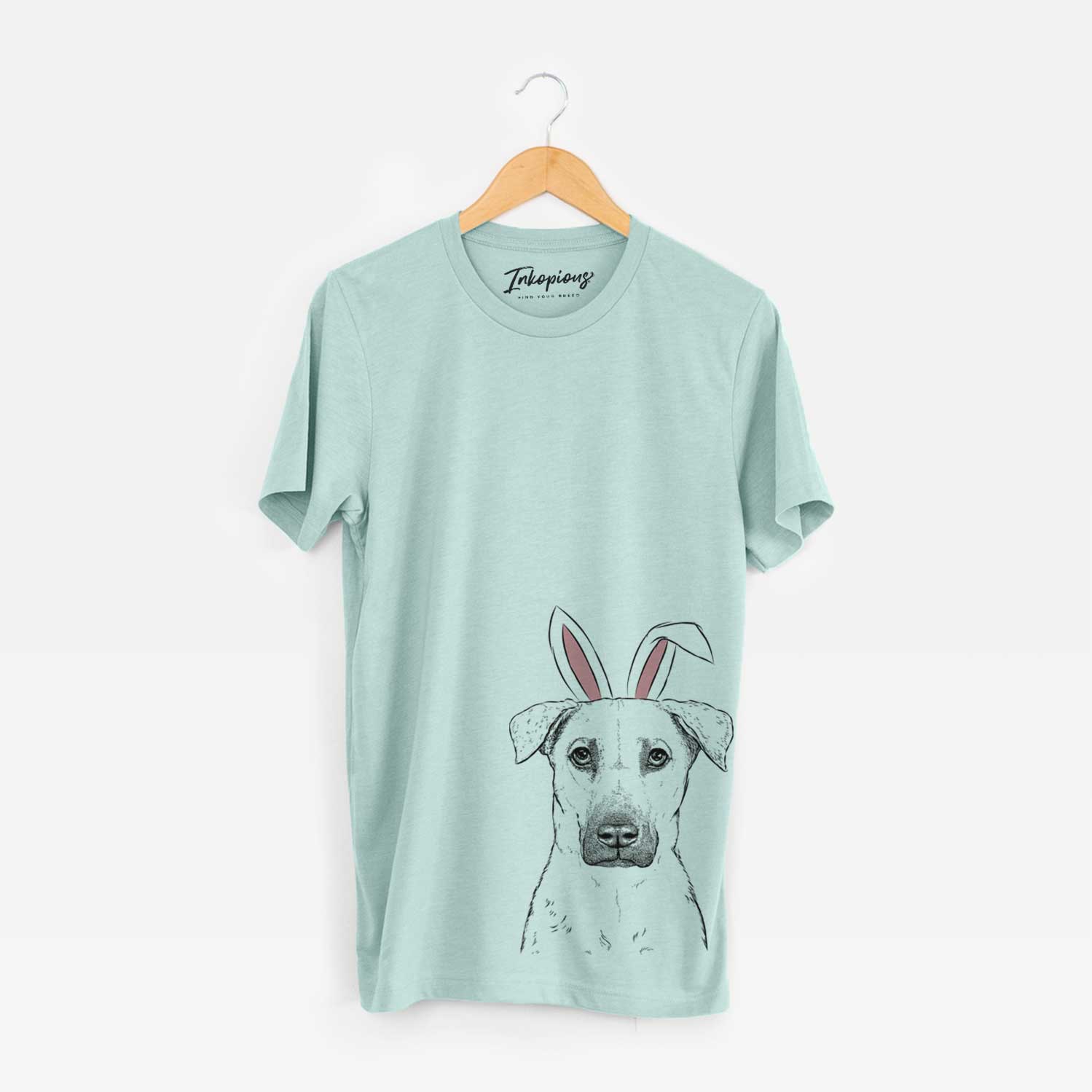 Easter Luna the Black Mouth Cur - Unisex Crewneck