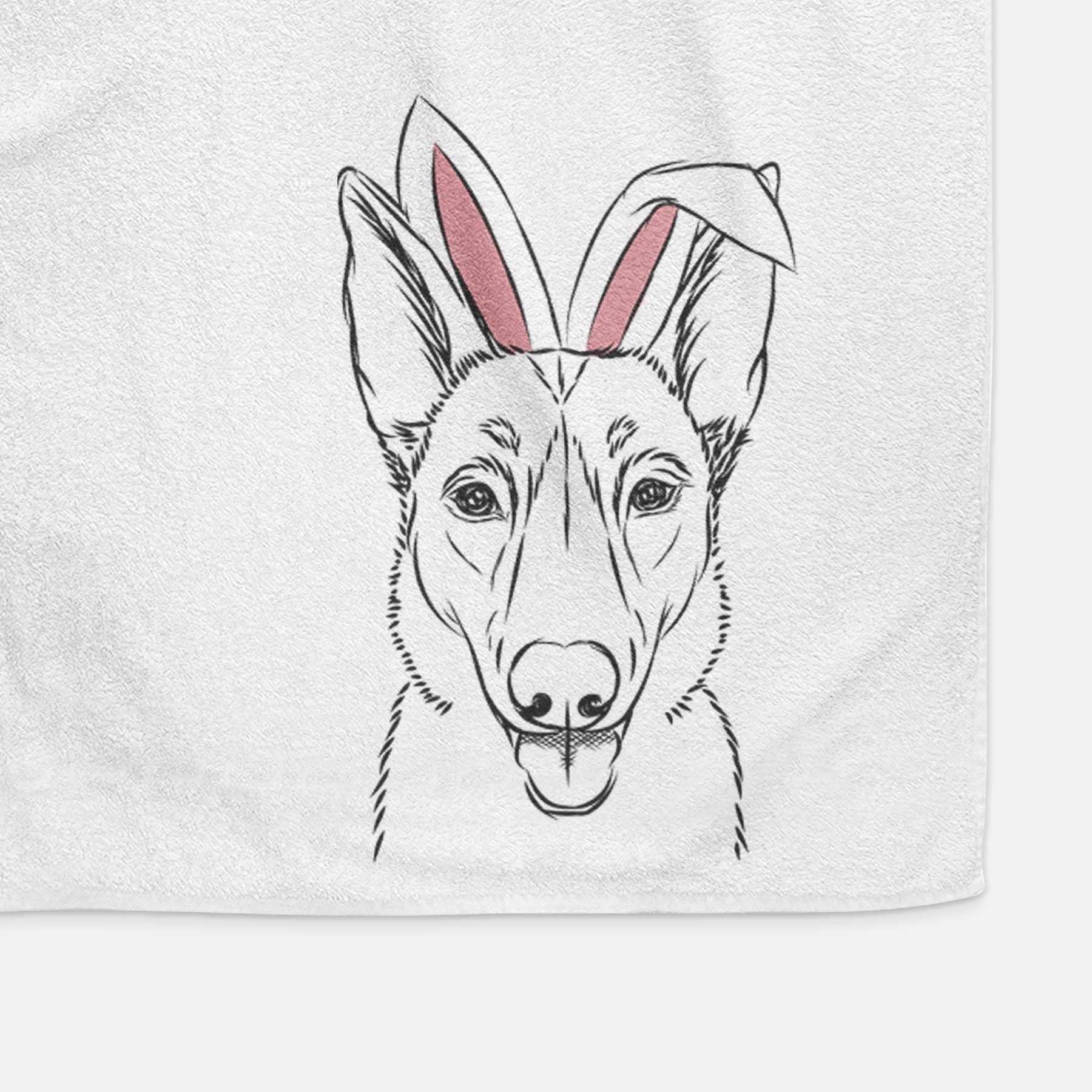 Lyric the Belgian Malinois Decorative Hand Towel