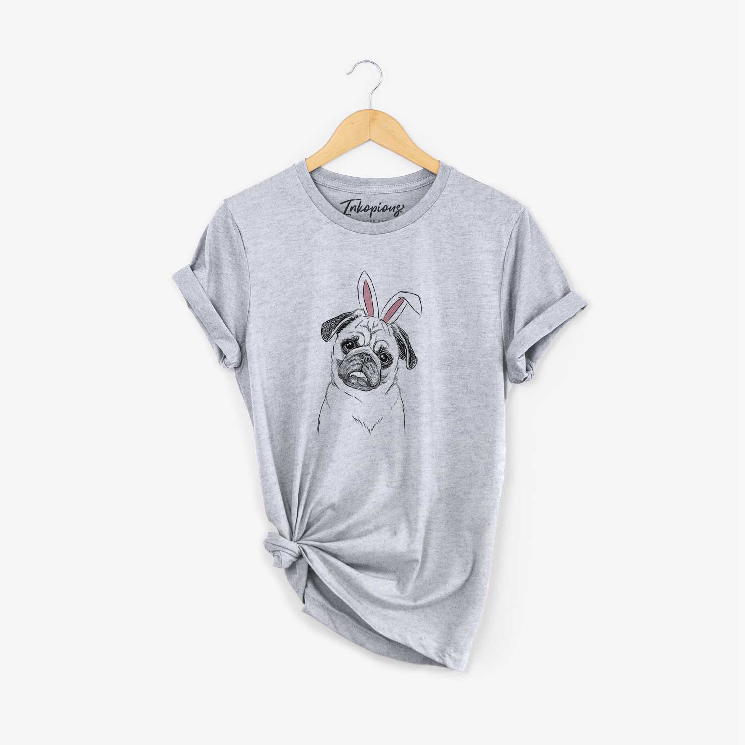Easter Macy the Pug - Unisex Crewneck