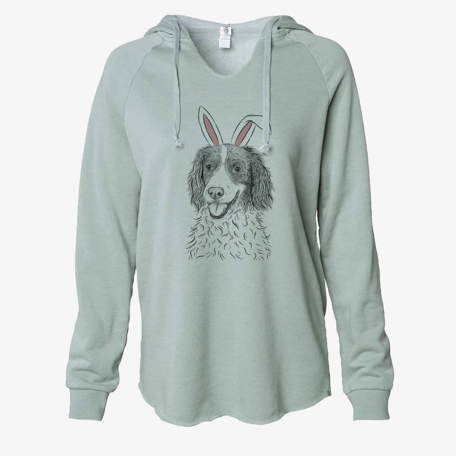 Easter Maggie the Springer Spaniel - Cali Wave Hooded Sweatshirt