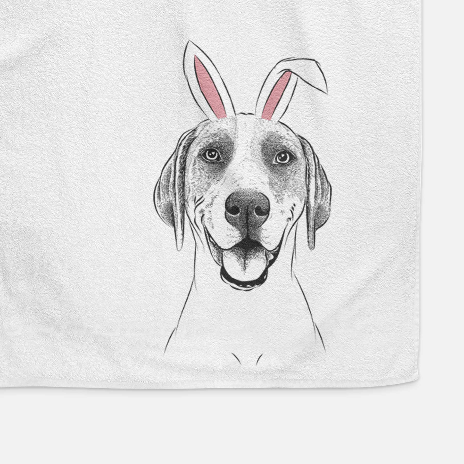 Maggie the Treeing Walker Coonhound Decorative Hand Towel