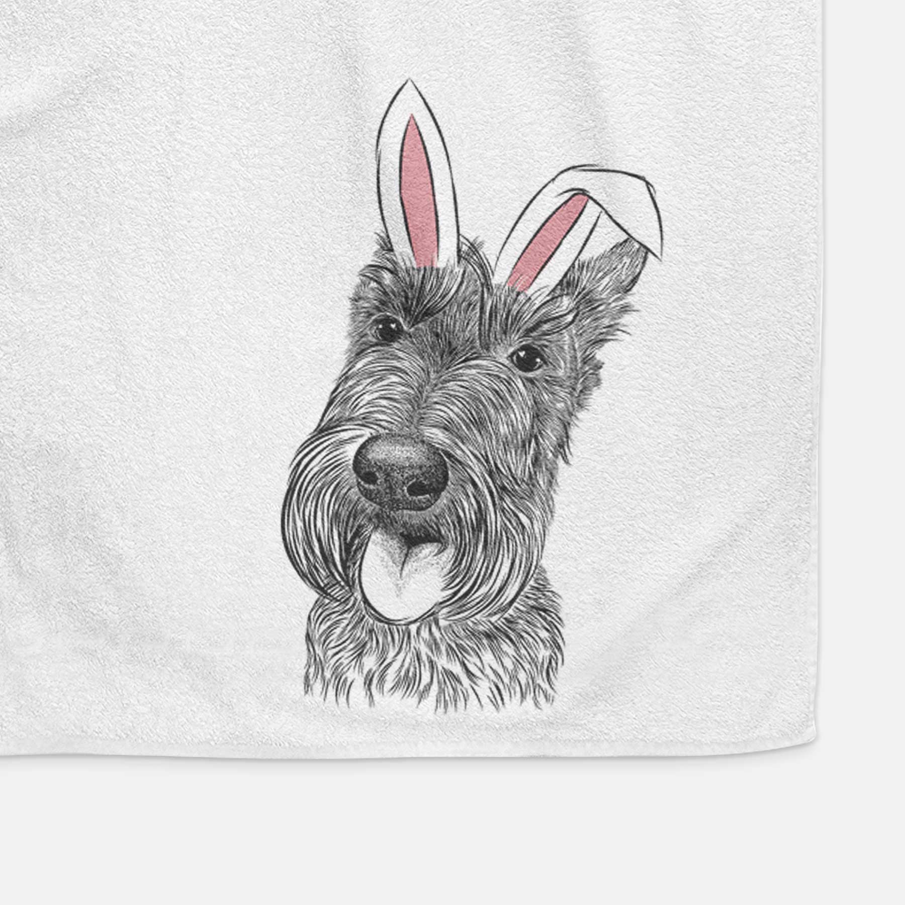 Magnus the Scottish Terrier Decorative Hand Towel