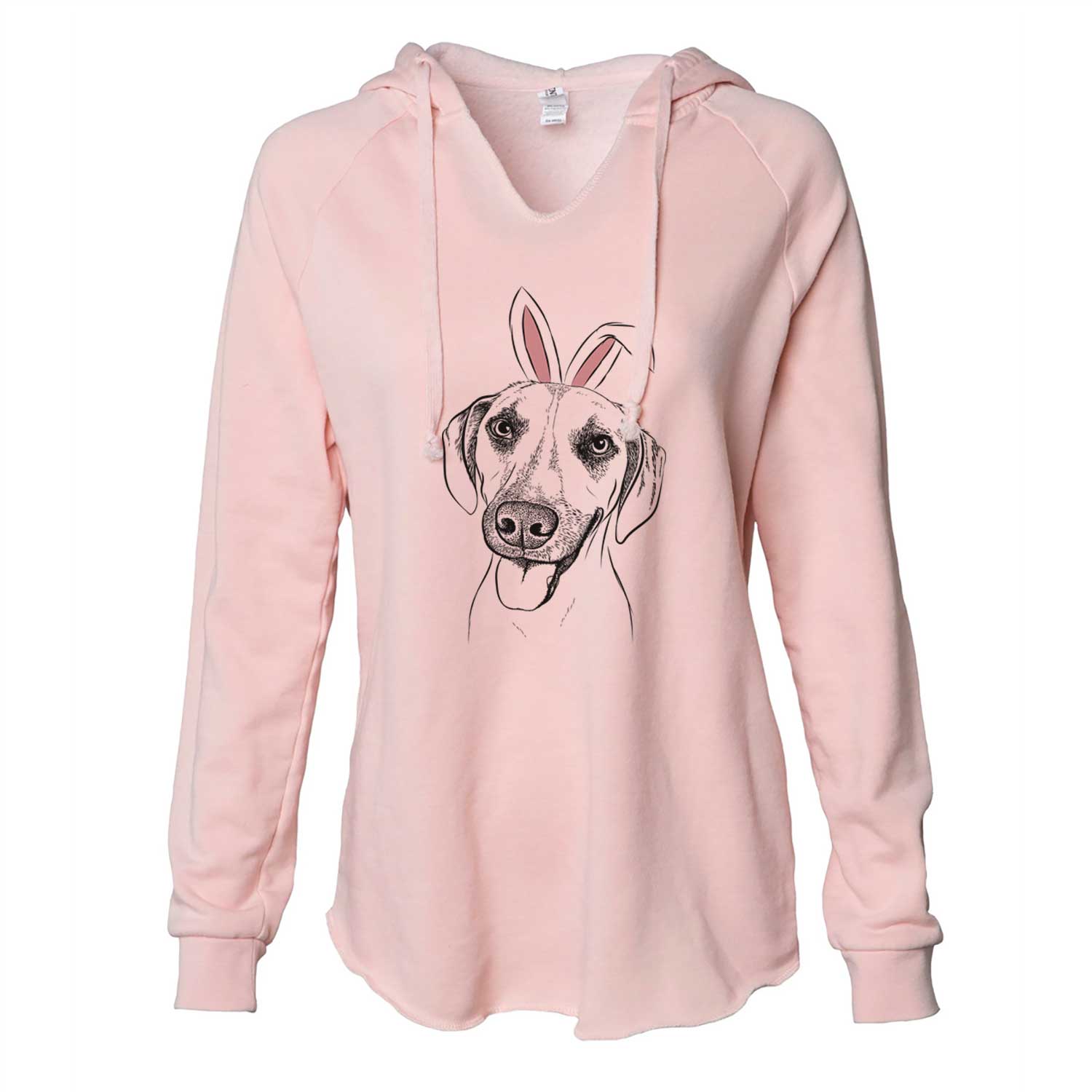 Easter Malia the American Foxhound Mix - Cali Wave Hooded Sweatshirt