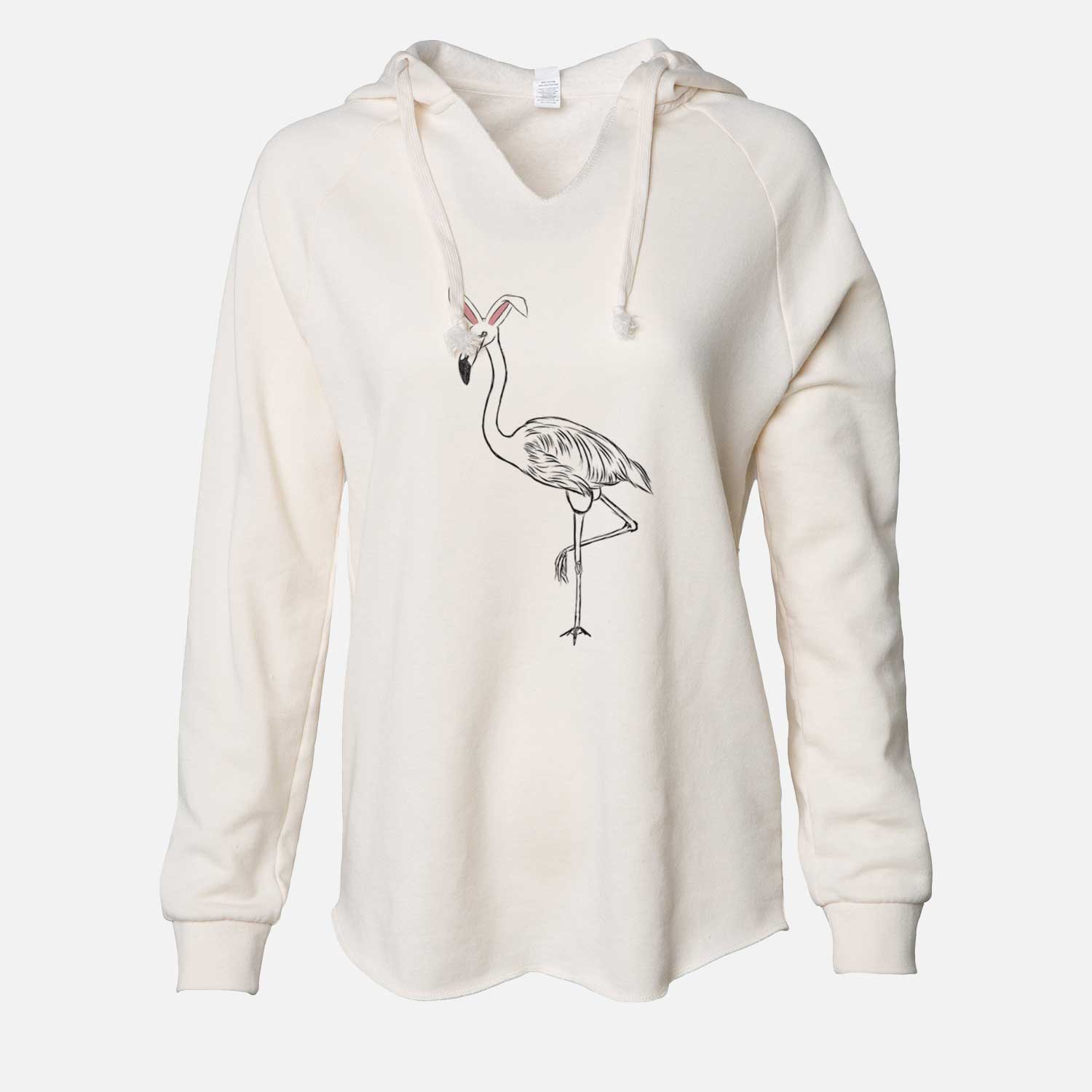 Easter Mango the Flamingo - Cali Wave Hooded Sweatshirt