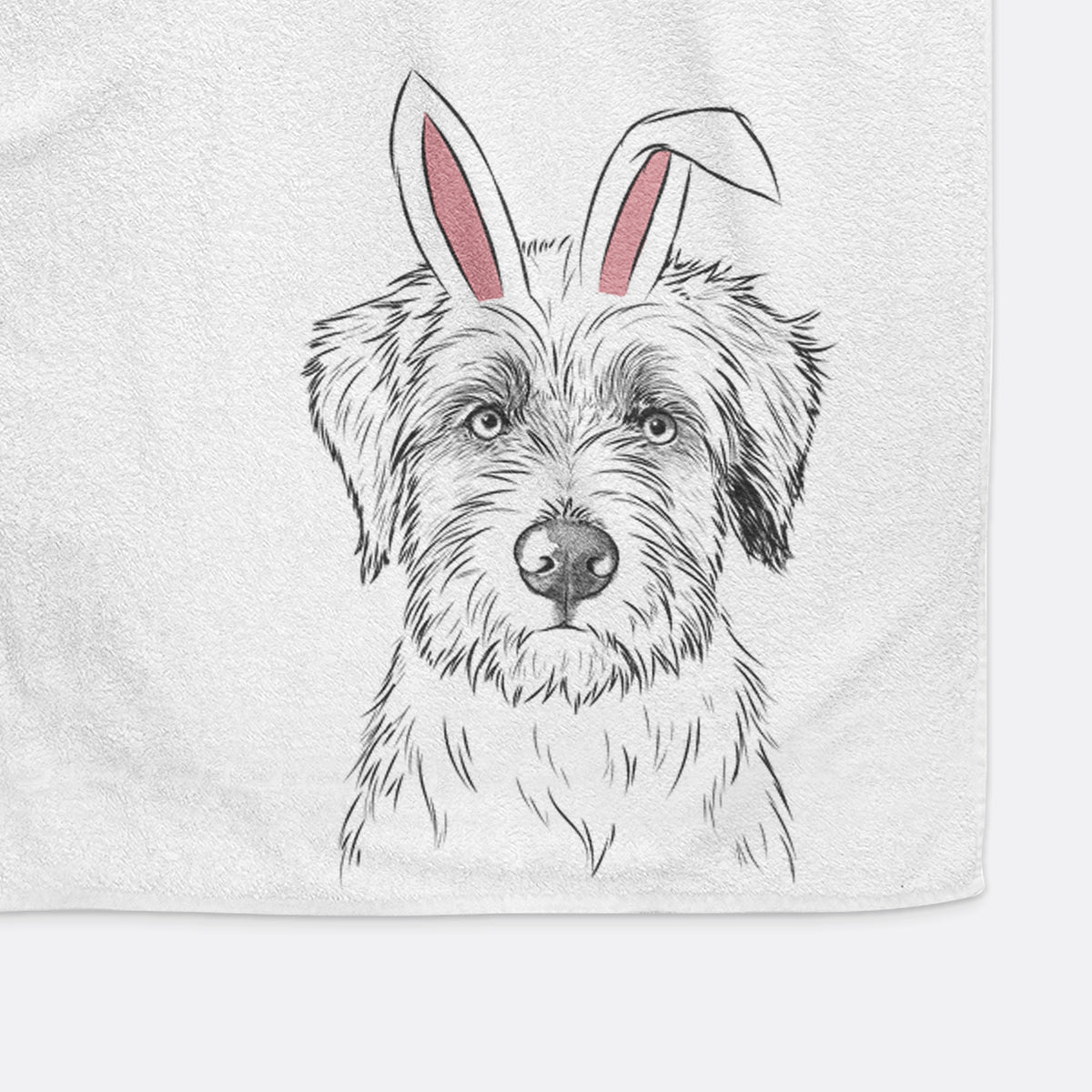 Marek the Bernedoodle Decorative Hand Towel