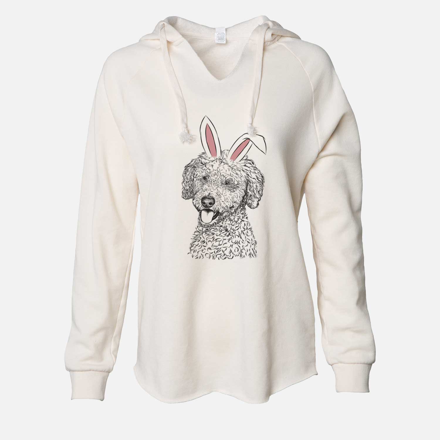 Easter Marlow the Goldendoodle - Cali Wave Hooded Sweatshirt