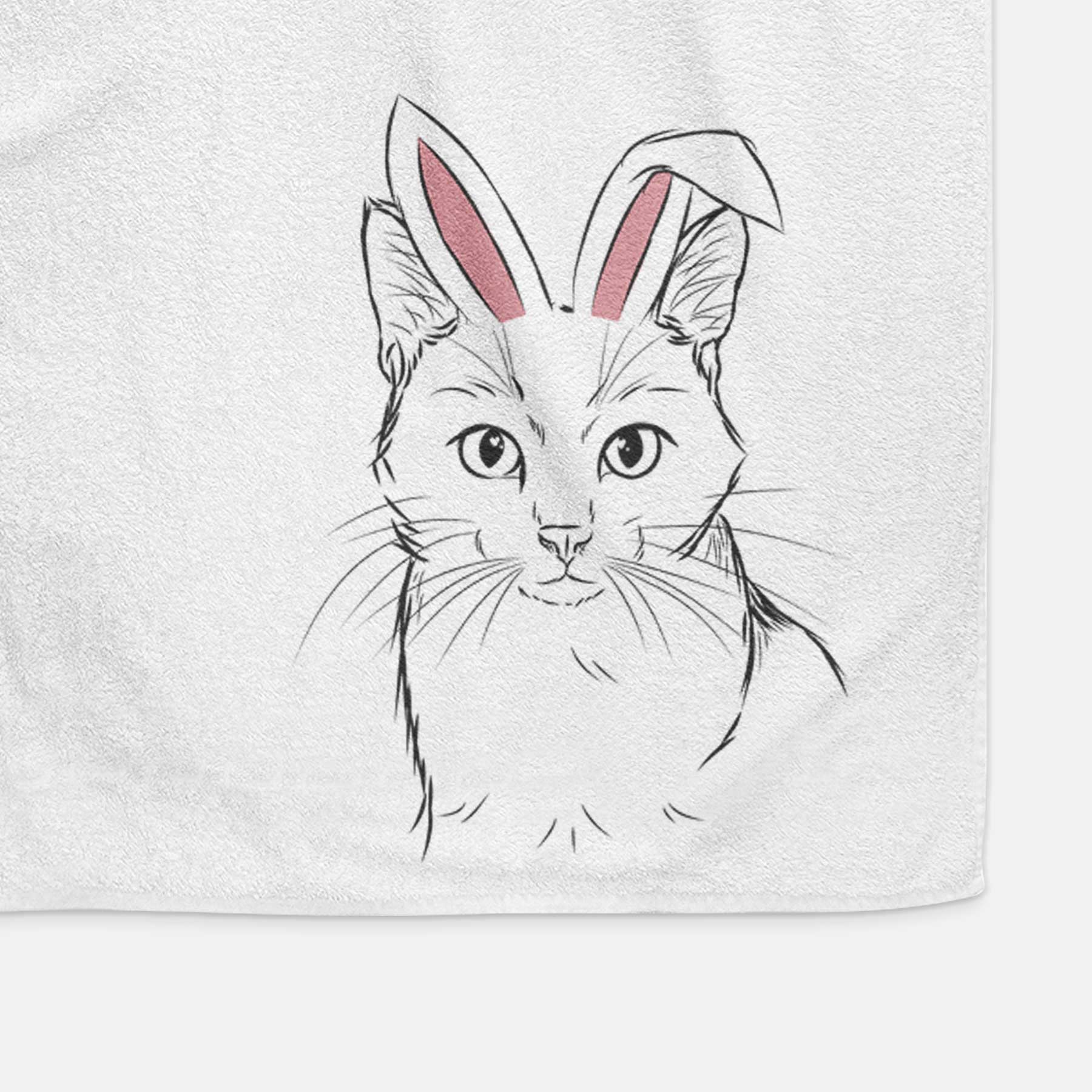 Maverick the Cat Decorative Hand Towel