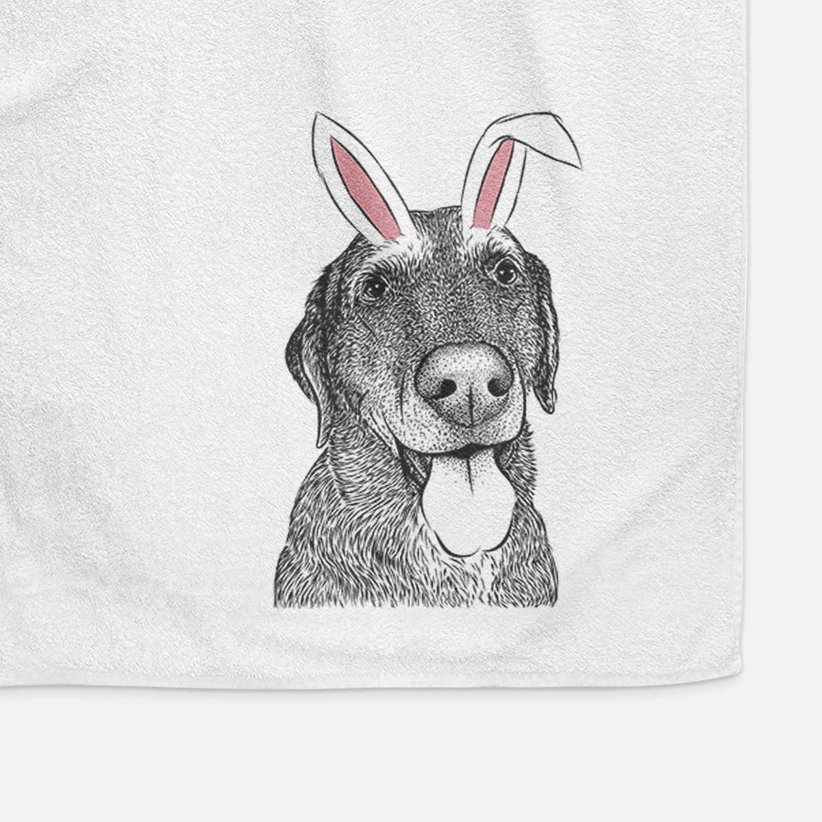 Max the Labrador Retriever Decorative Hand Towel