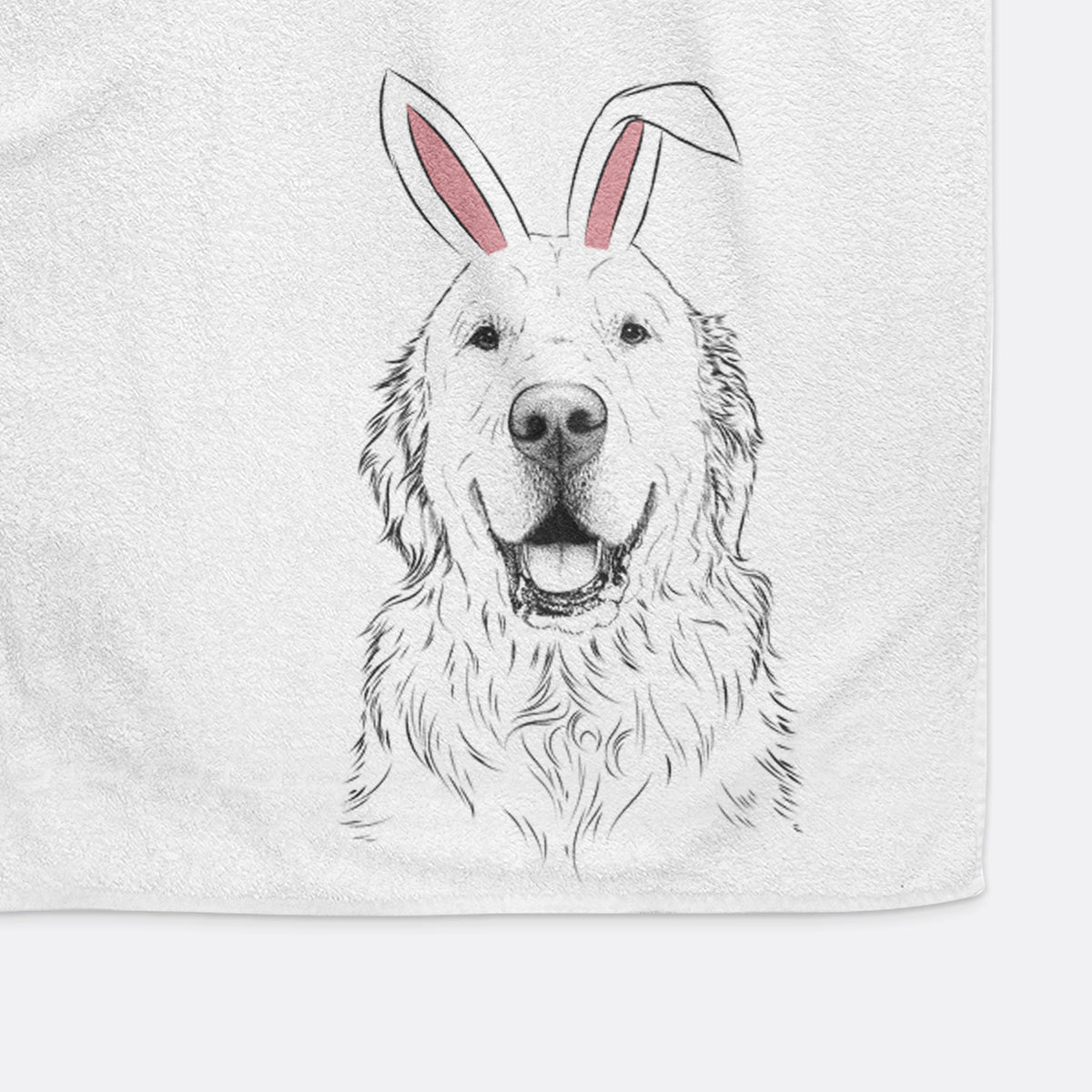Maximus the Golden Retriever Decorative Hand Towel