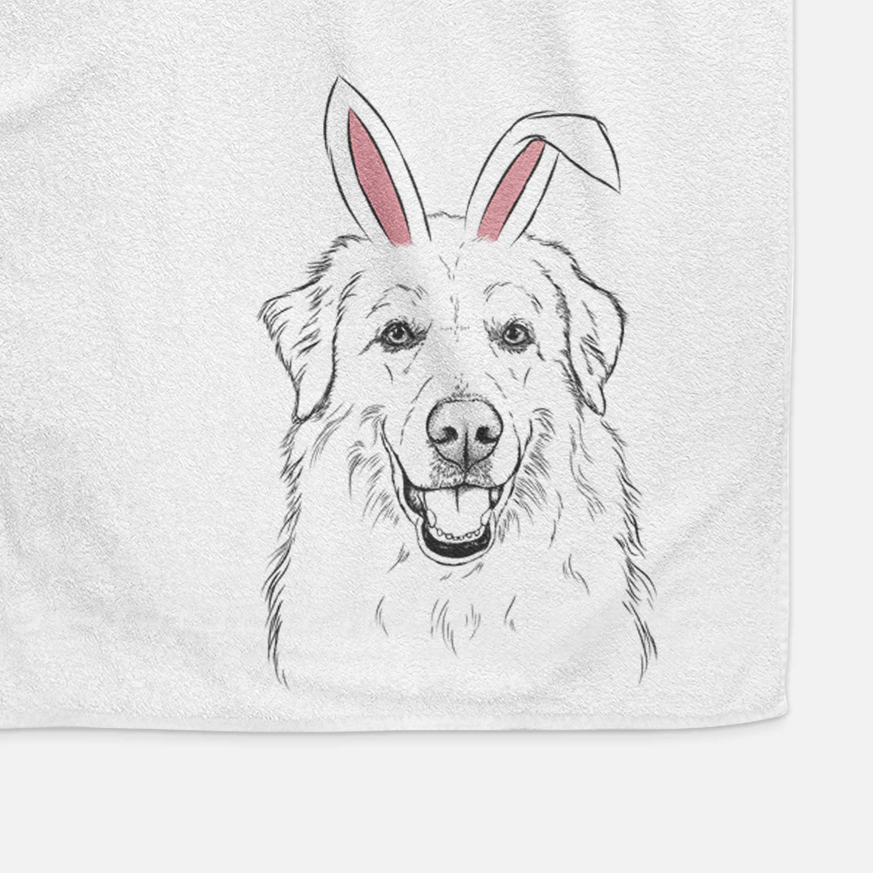 Meg the Great Pyrenees Decorative Hand Towel