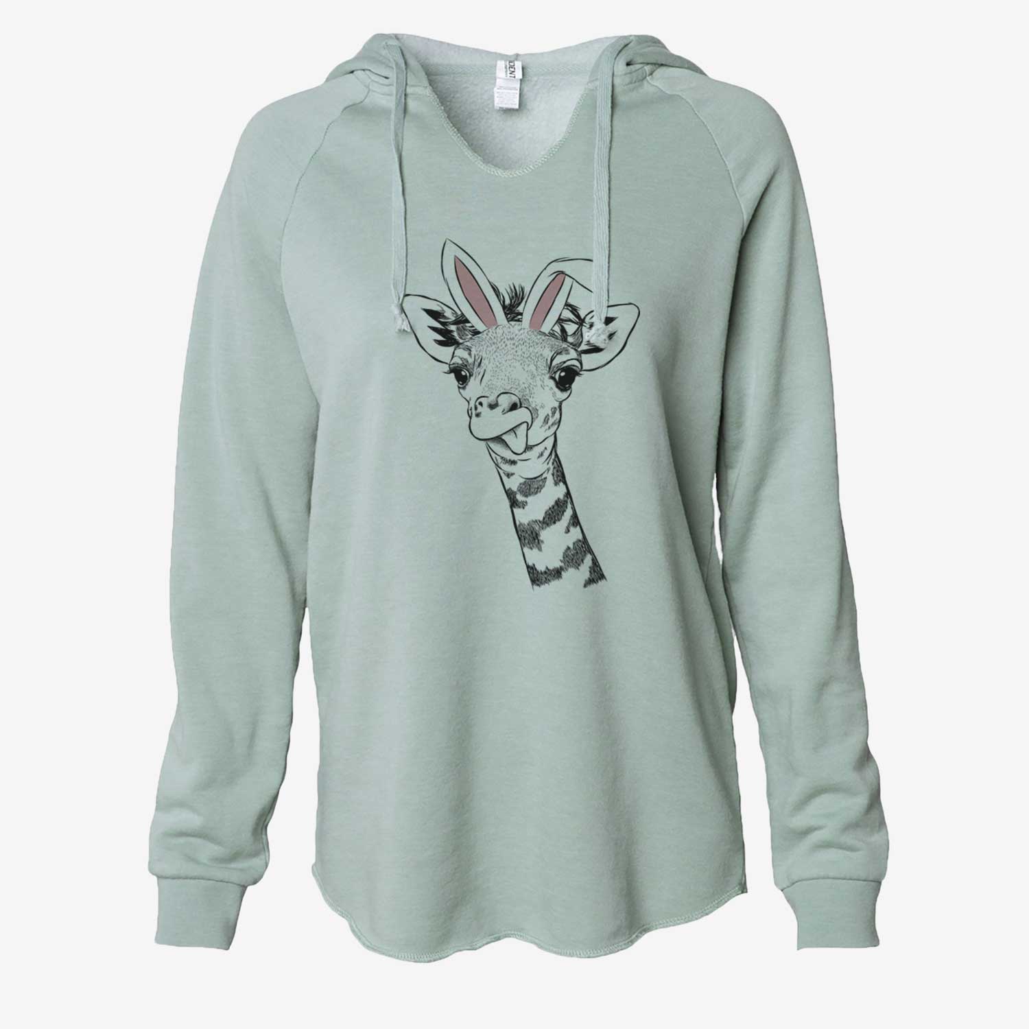 Easter Mel the Baby Giraffe - Cali Wave Hooded Sweatshirt