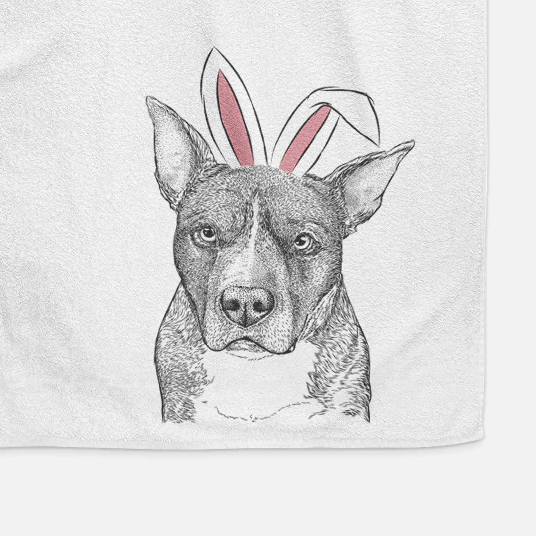 Mercy the Pitbull Decorative Hand Towel