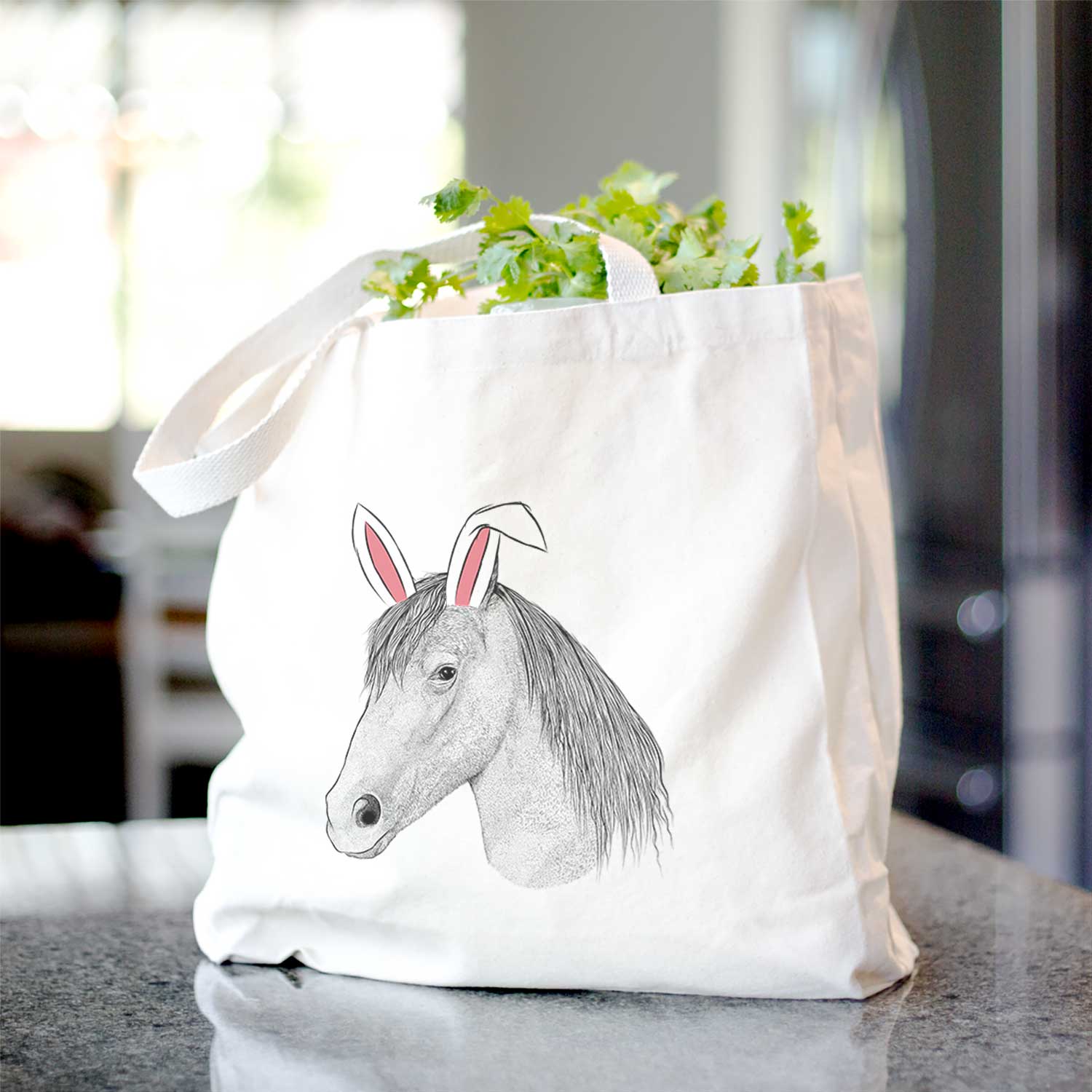 Midnight the Missouri Foxtrotter Horse - Tote Bag