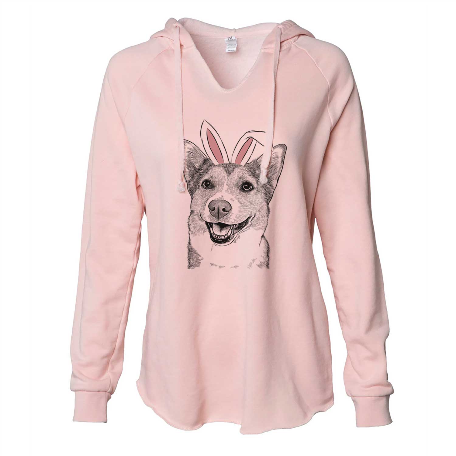 Easter Mikan the Shiba Corgi Mix - Cali Wave Hooded Sweatshirt